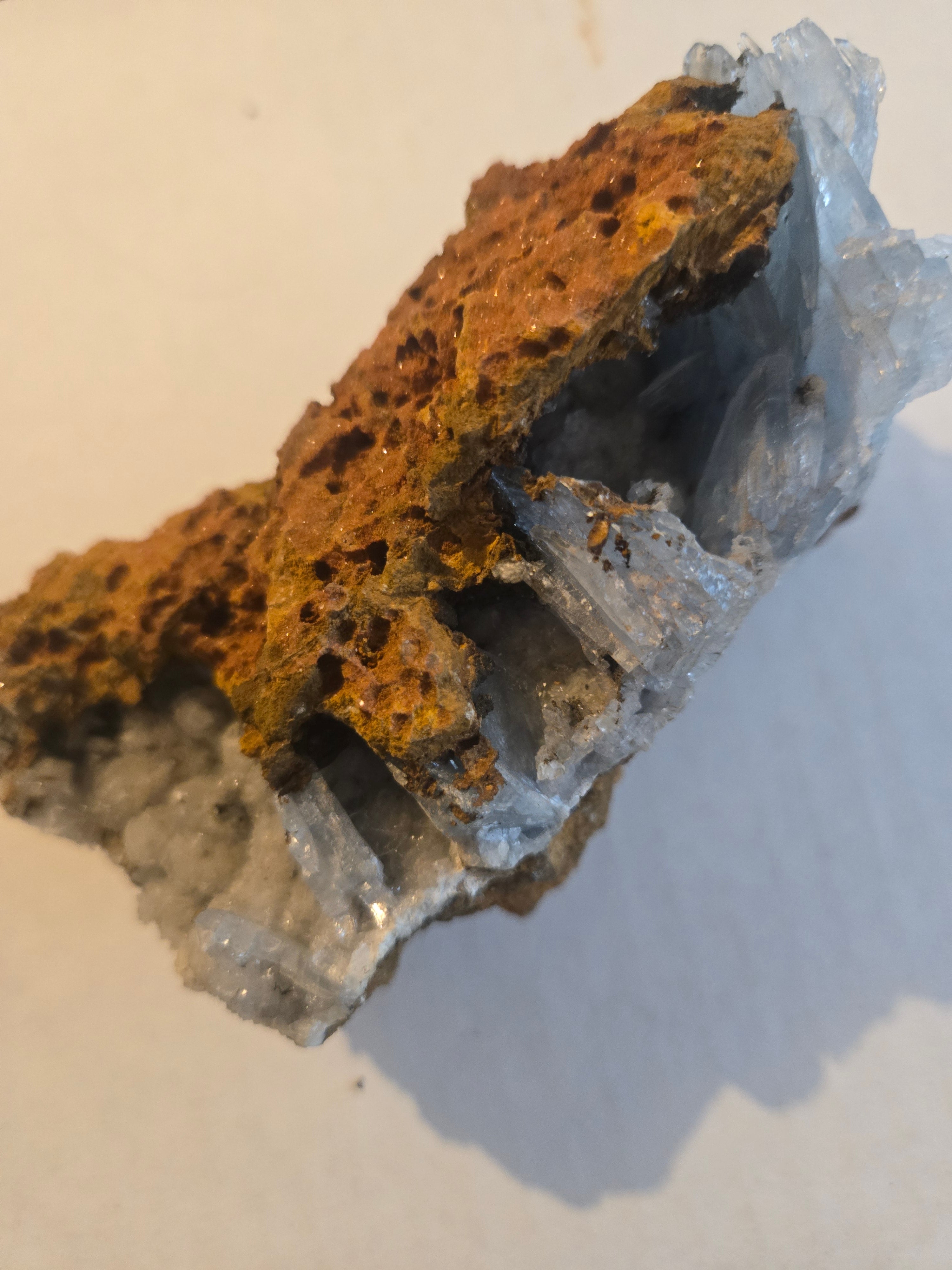 Blue barite
