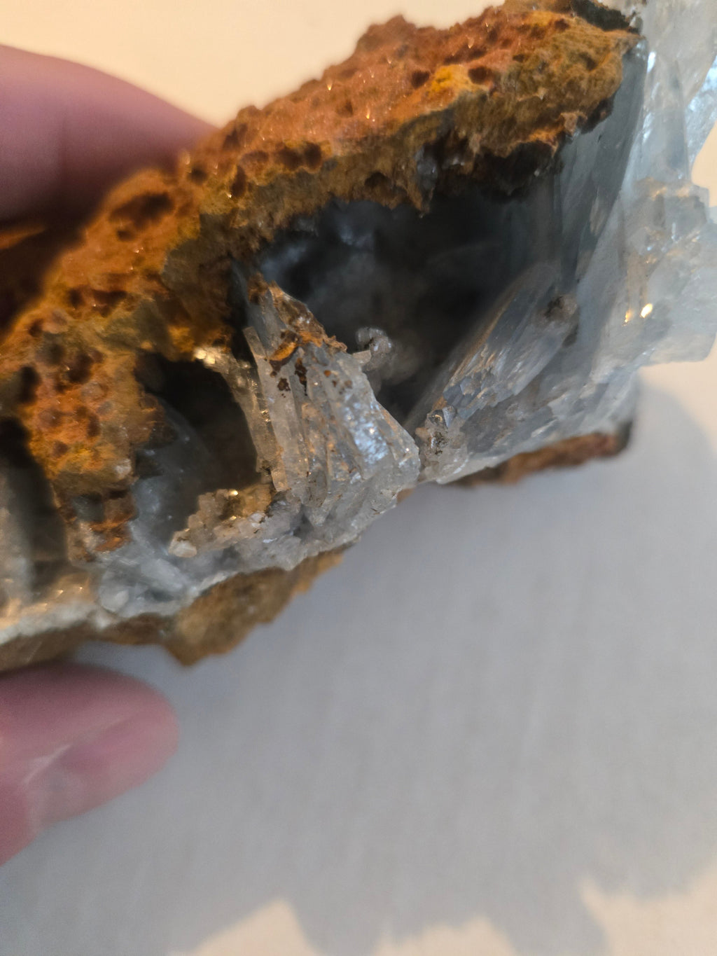 Blue barite