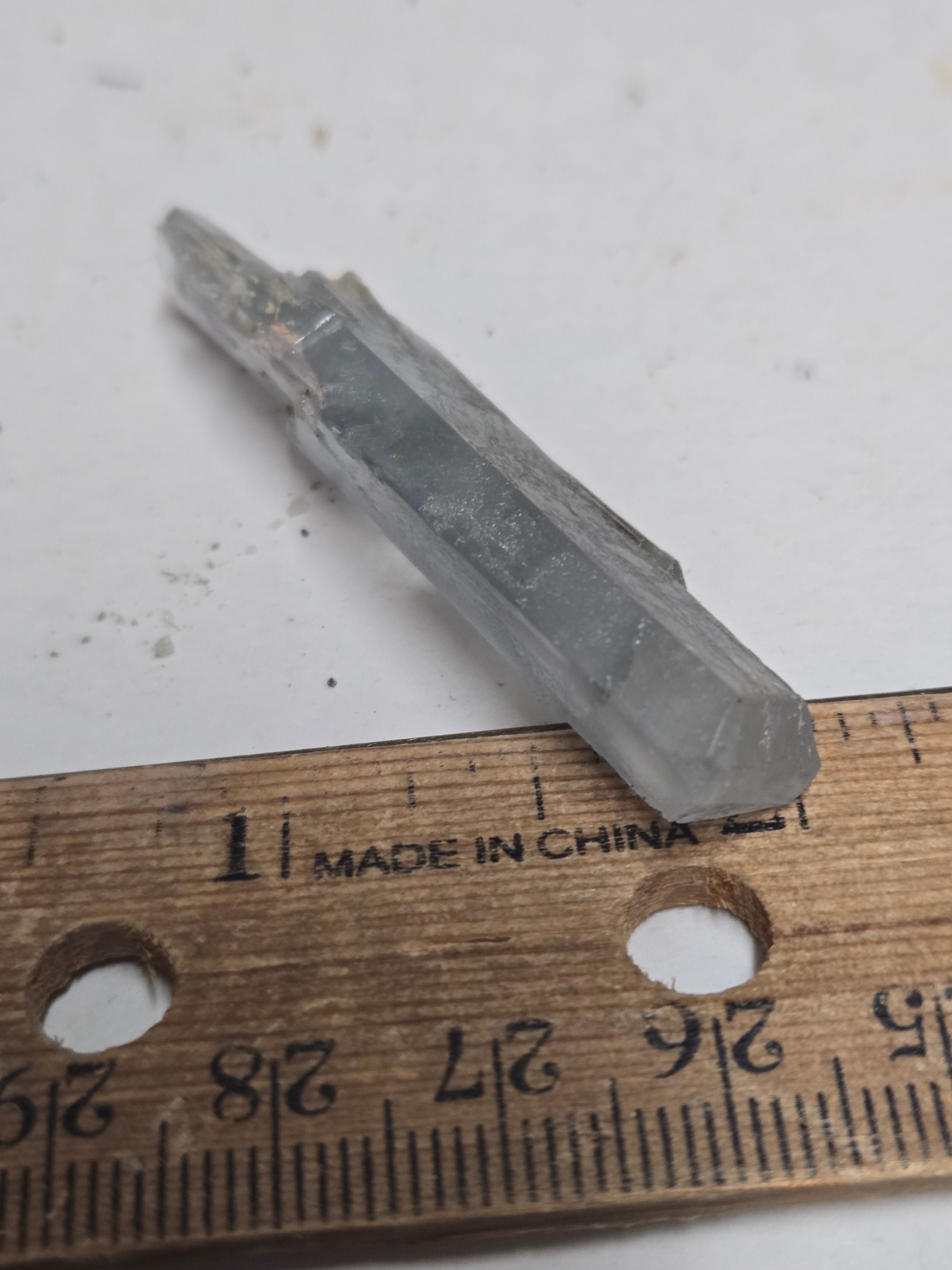 Blue barite