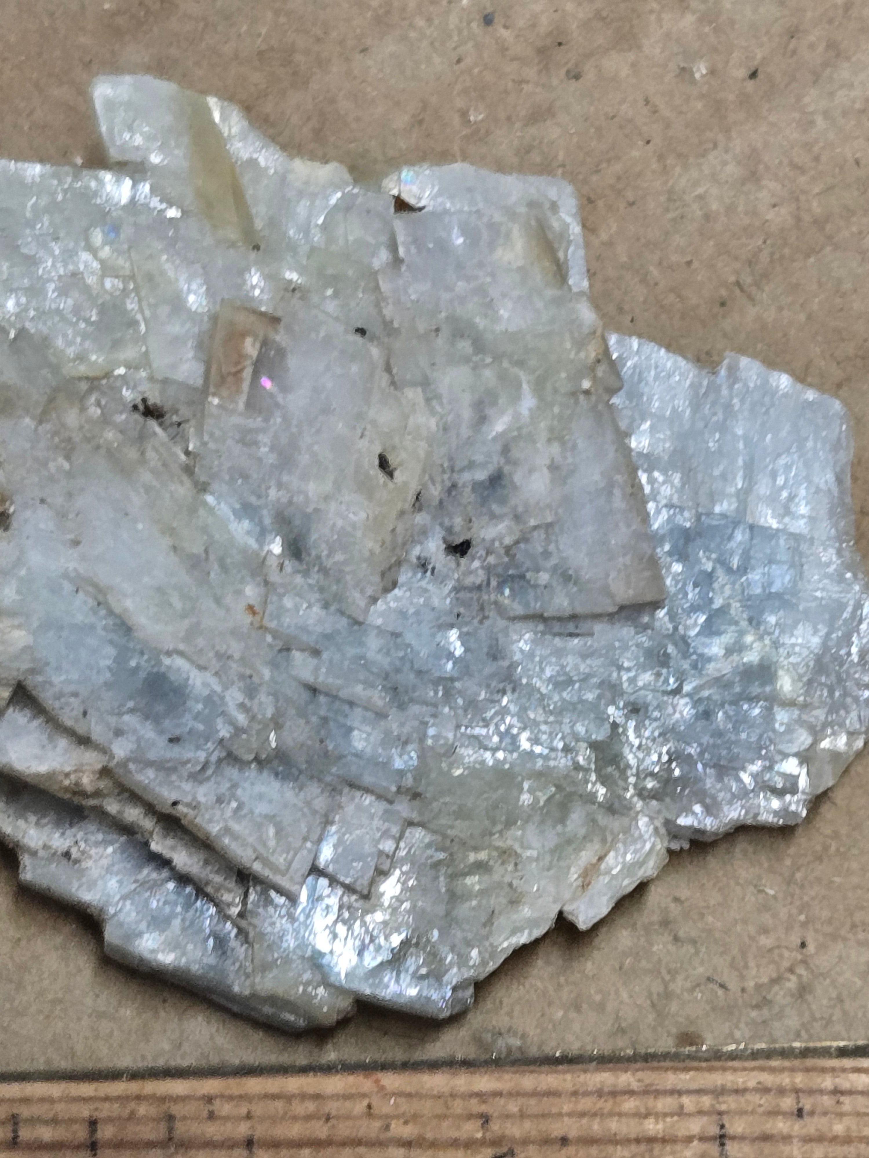 Blue barite