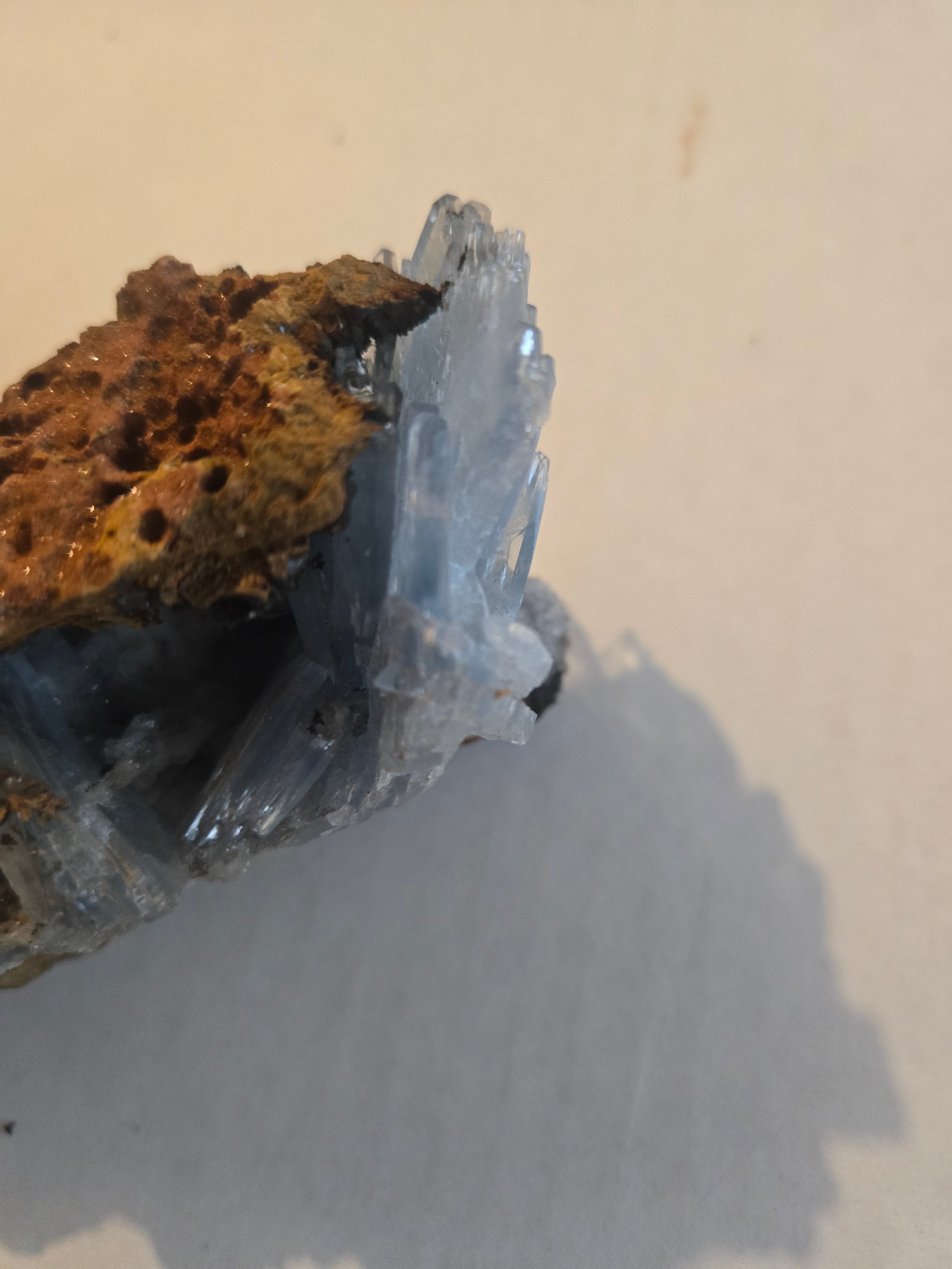 Blue barite