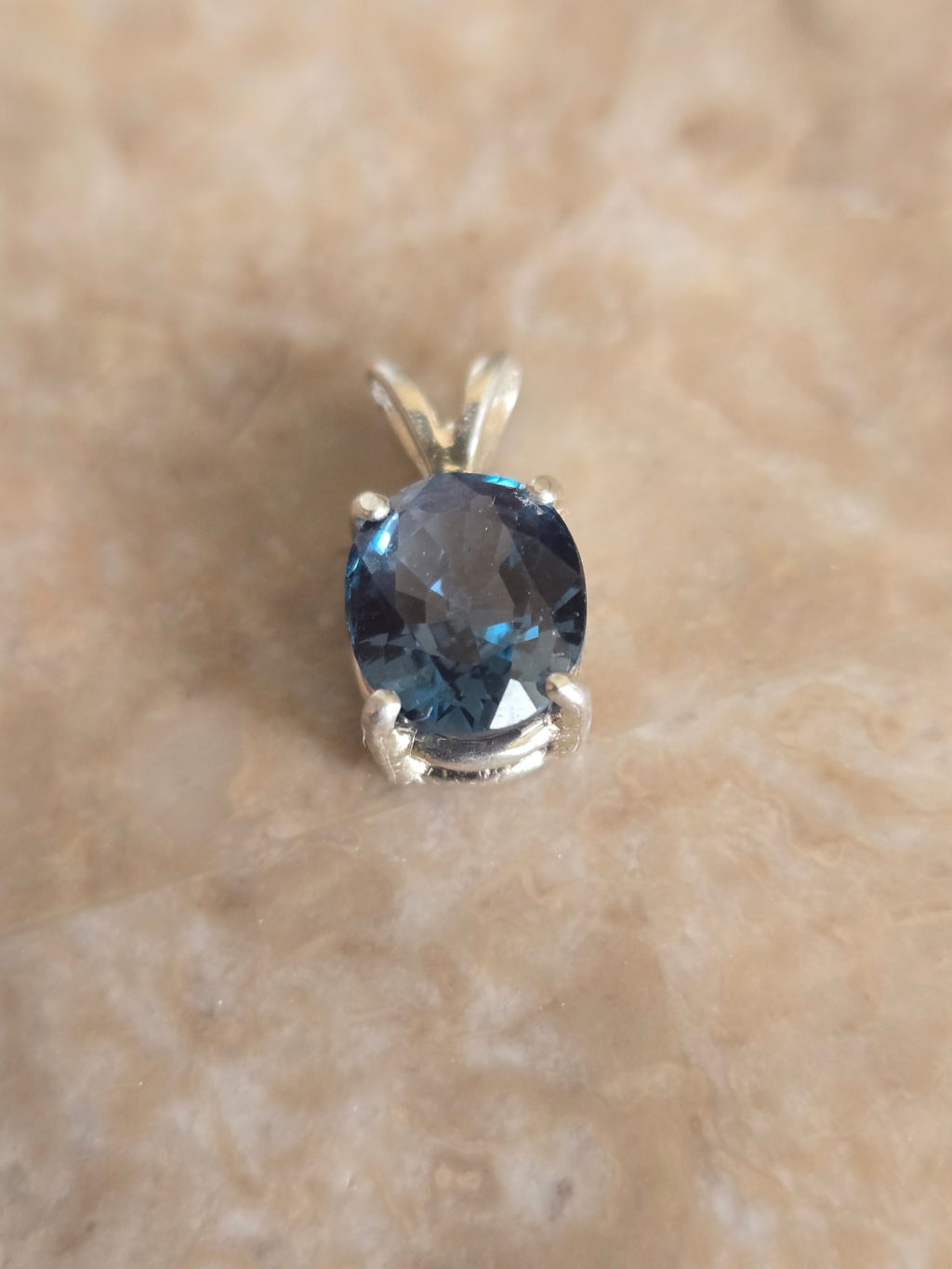Blue Spinel Pendant