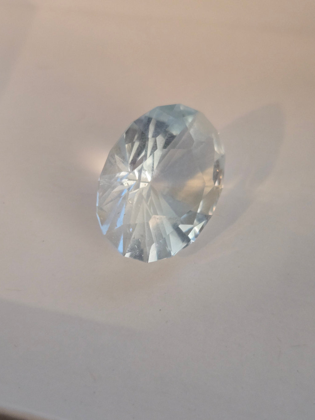 Blue Topaz facet