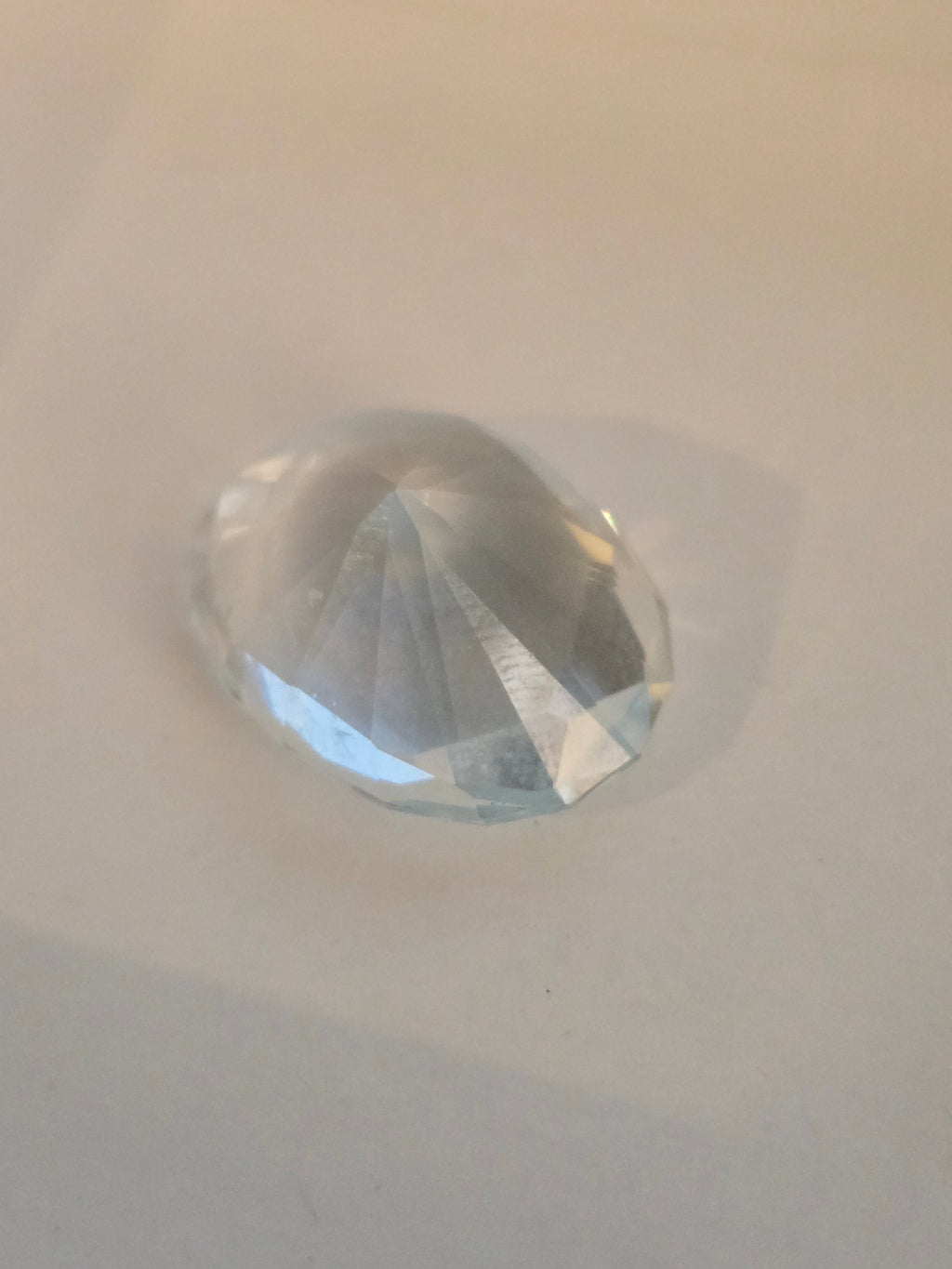 Blue Topaz facet