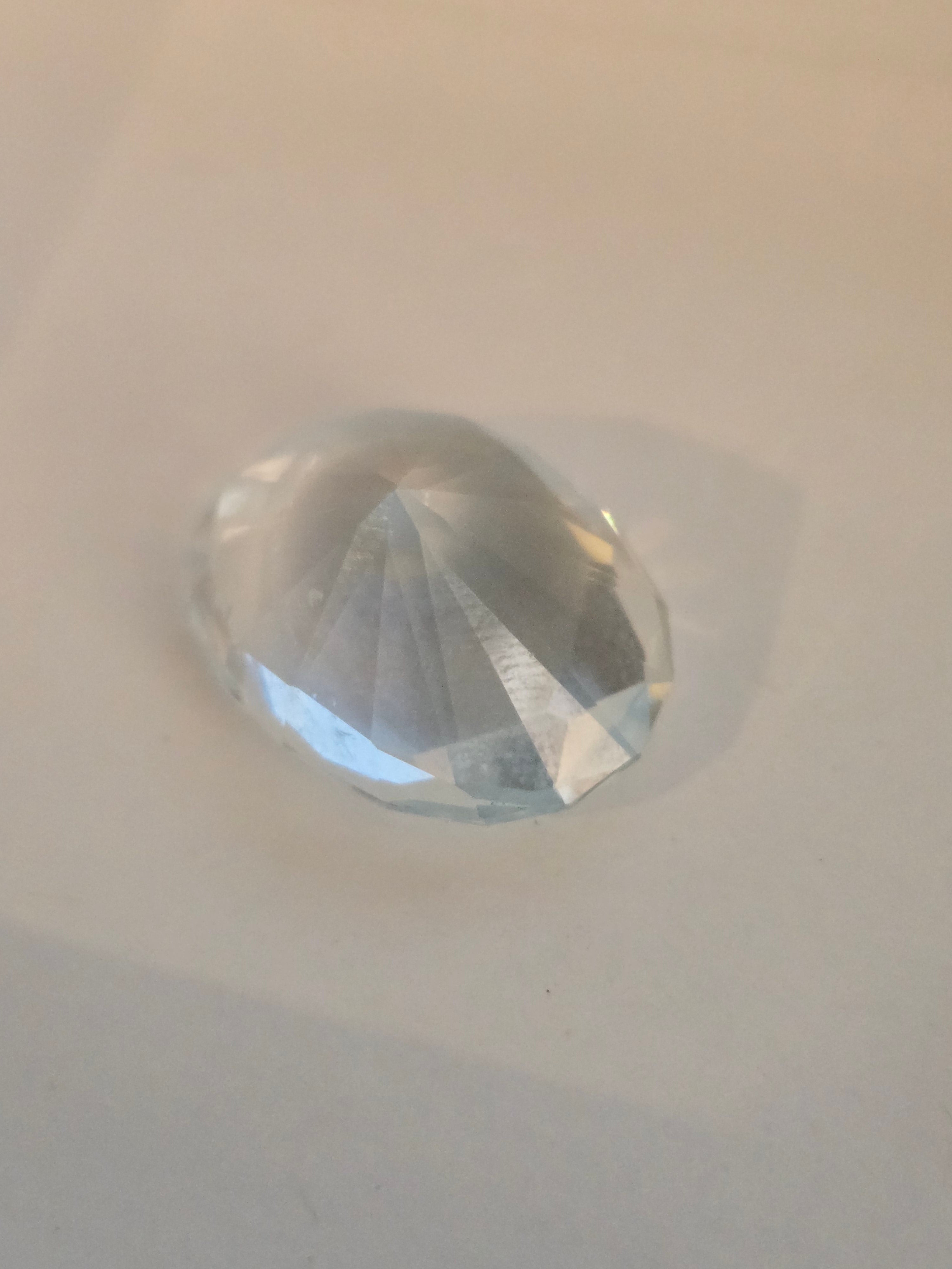 Blue Topaz facet