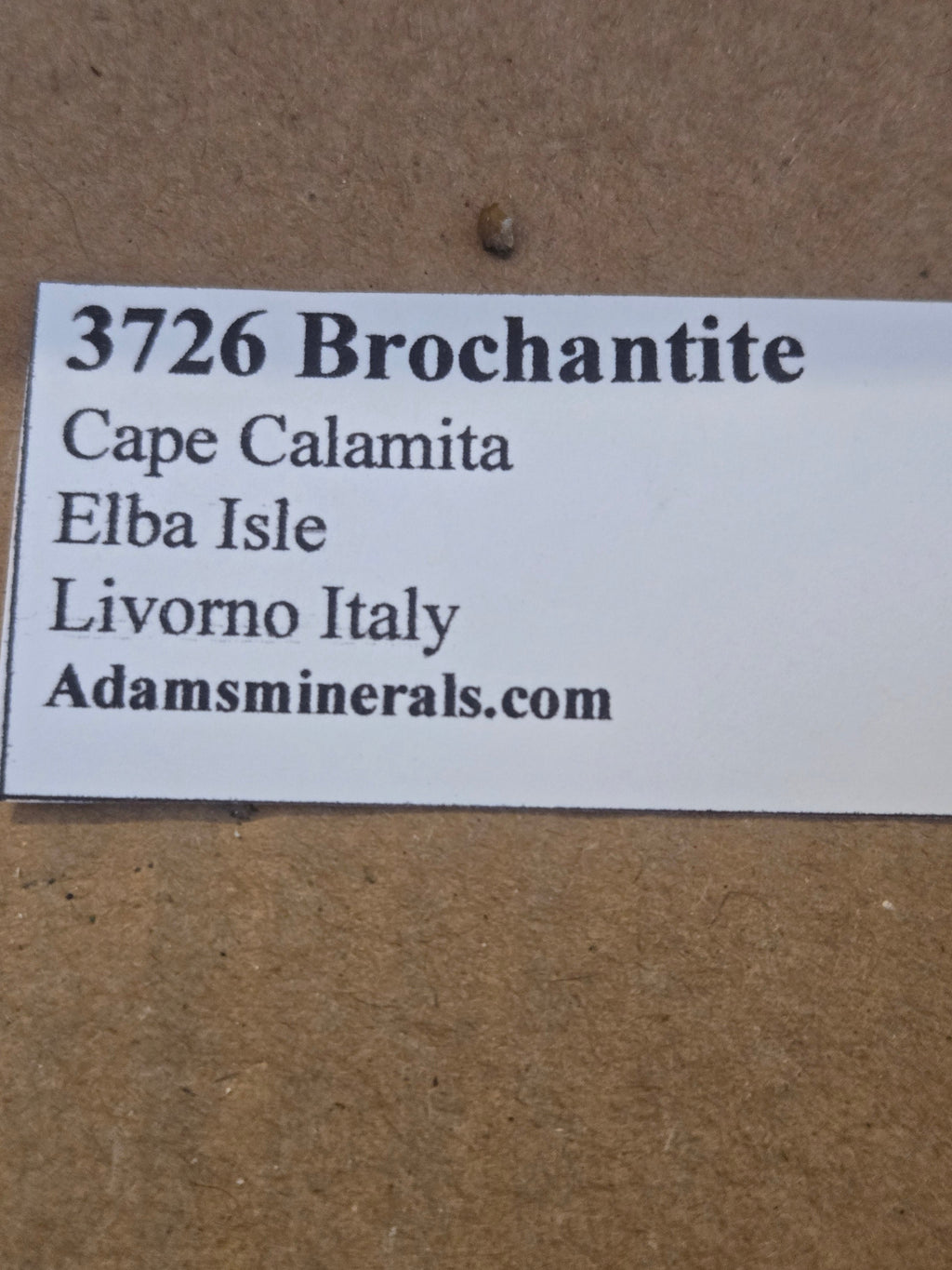 Brochantite