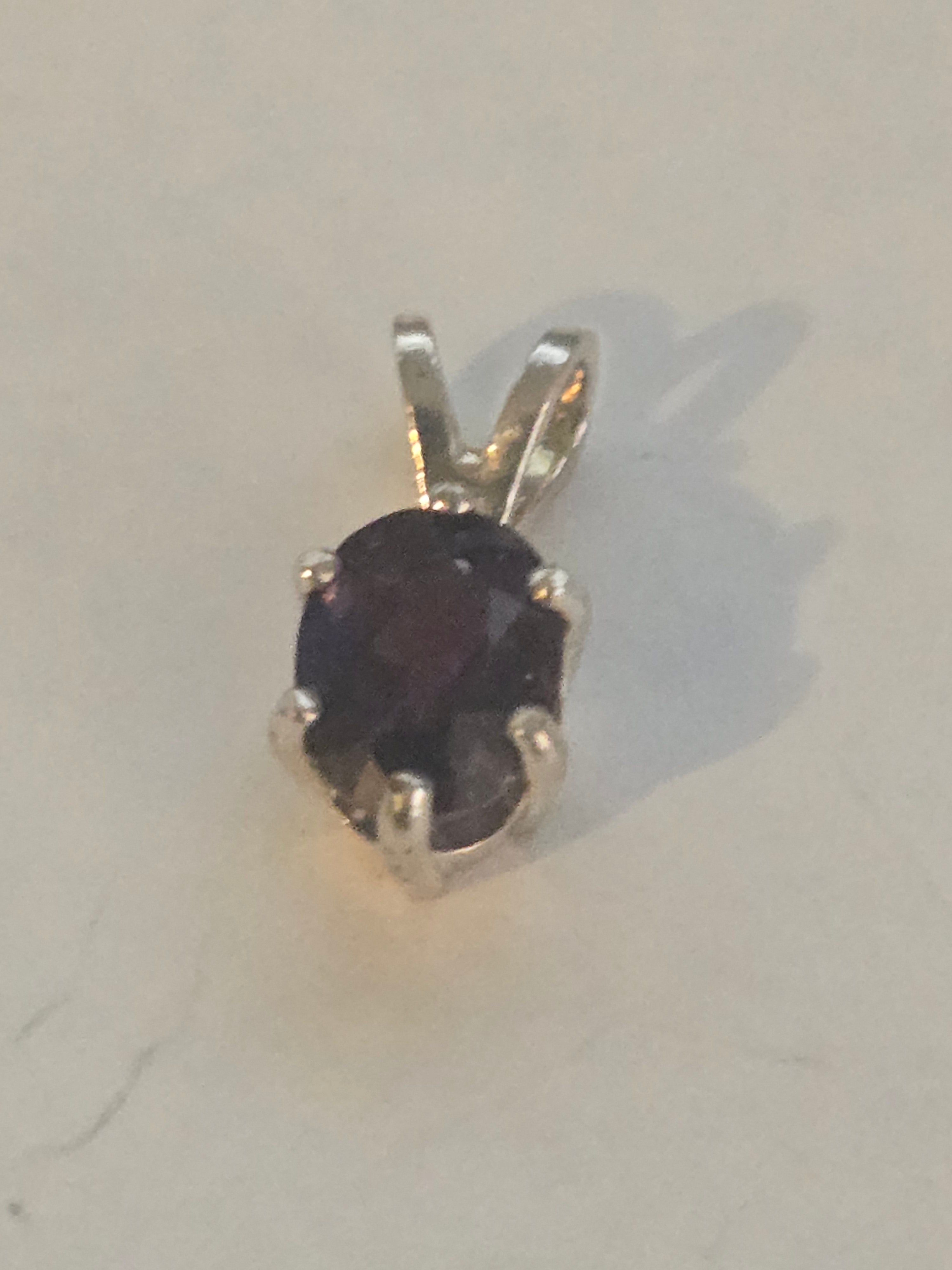 Burgundy Spinel Pendant