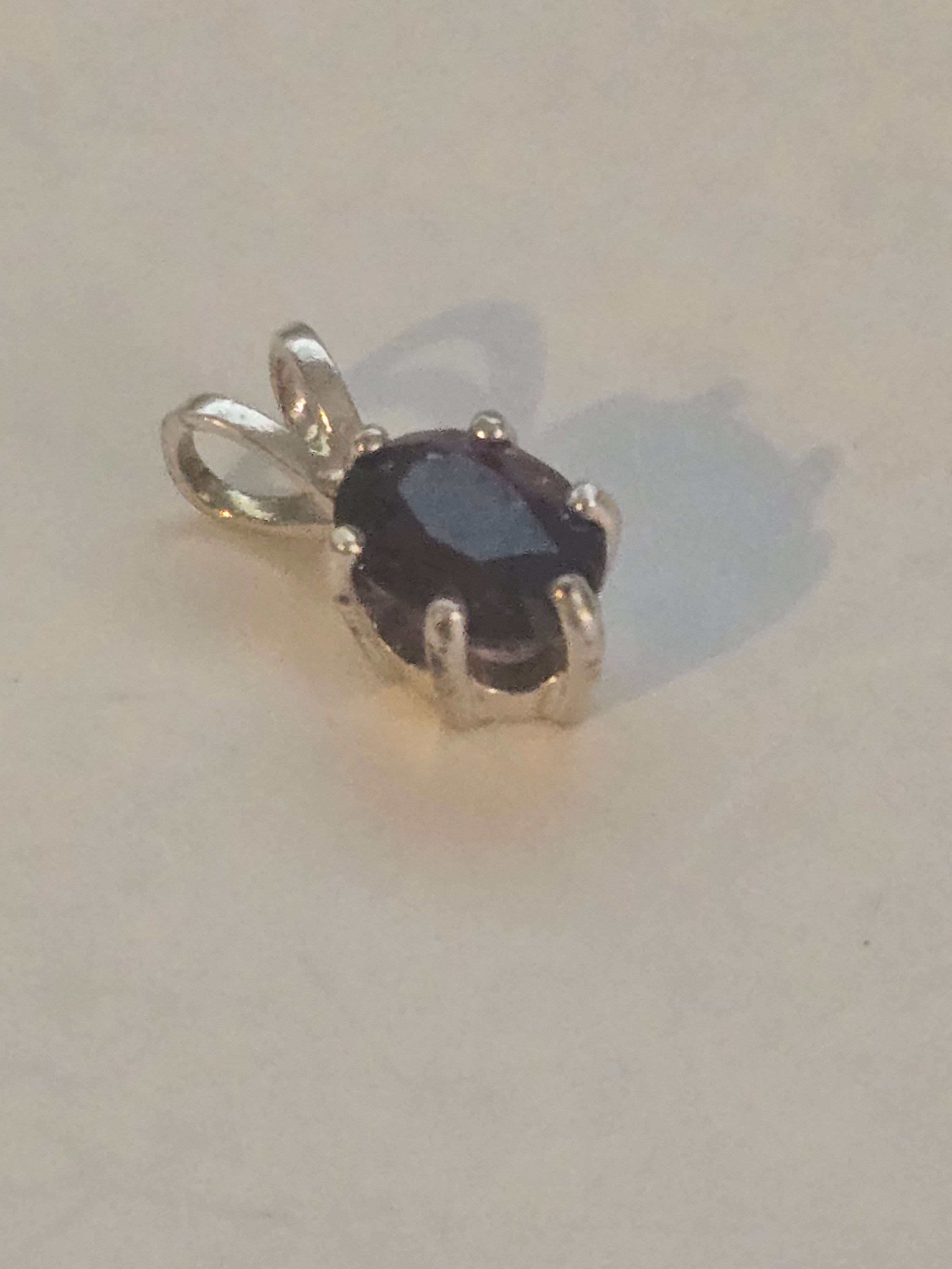 Burgundy Spinel Pendant