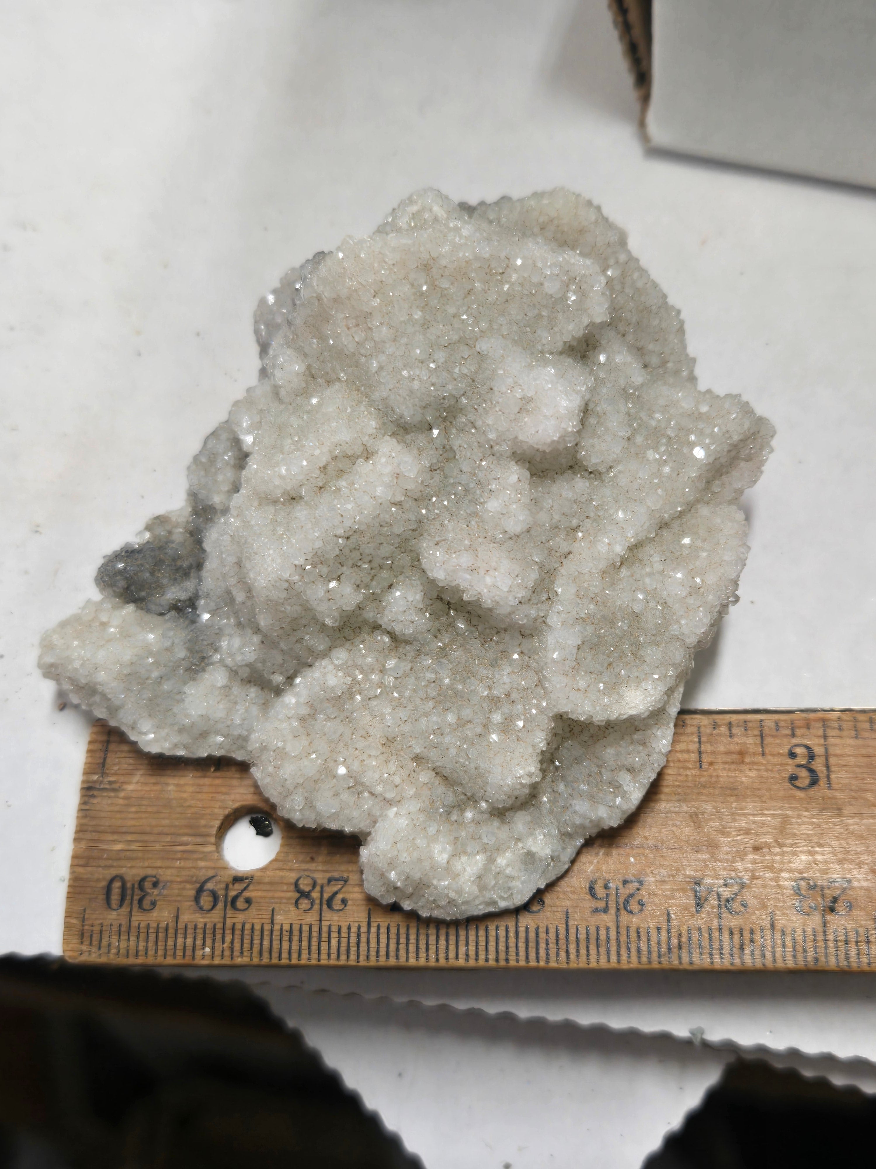 Calcite on datolite