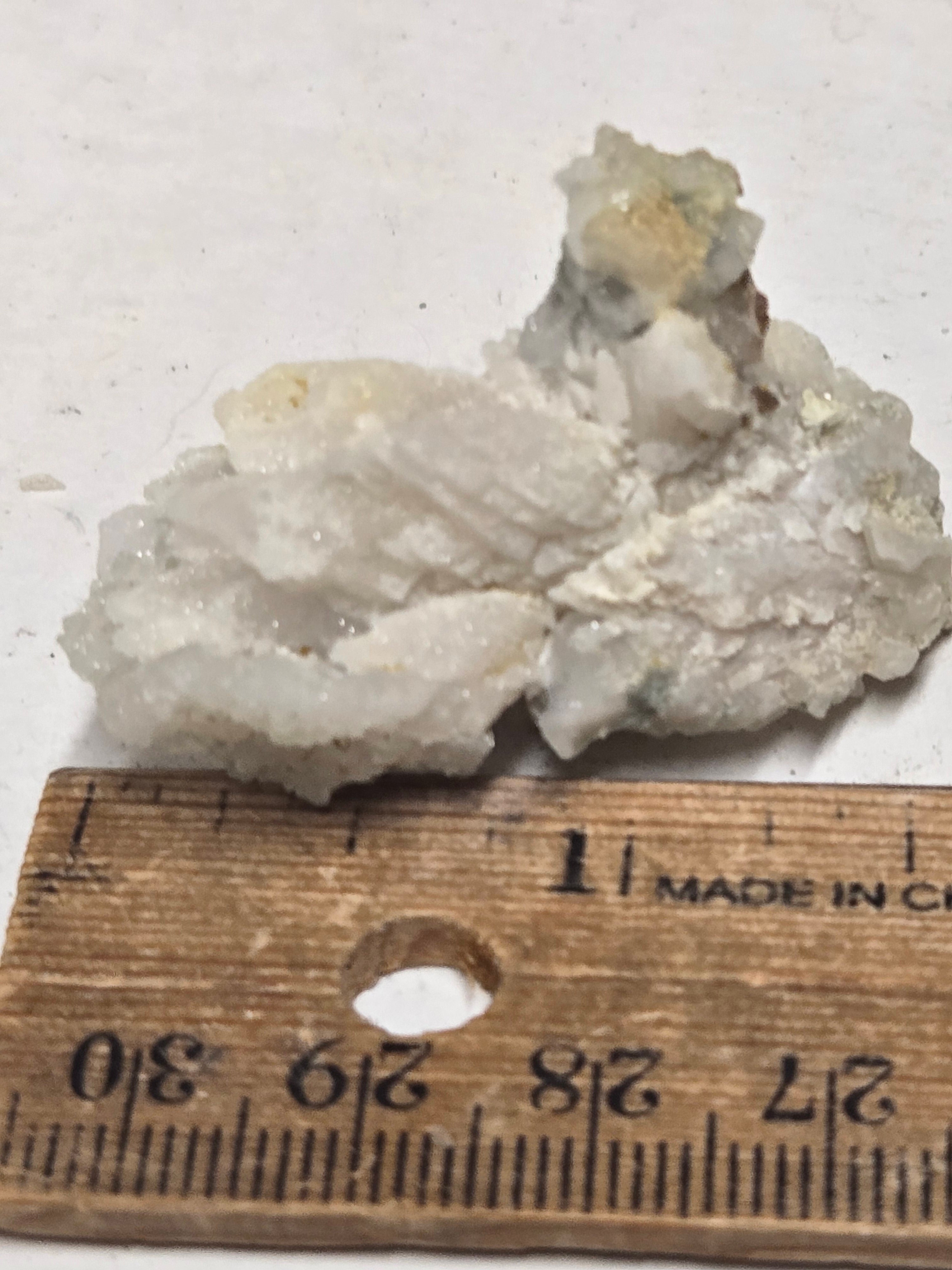 Calcite on Quartz specimen