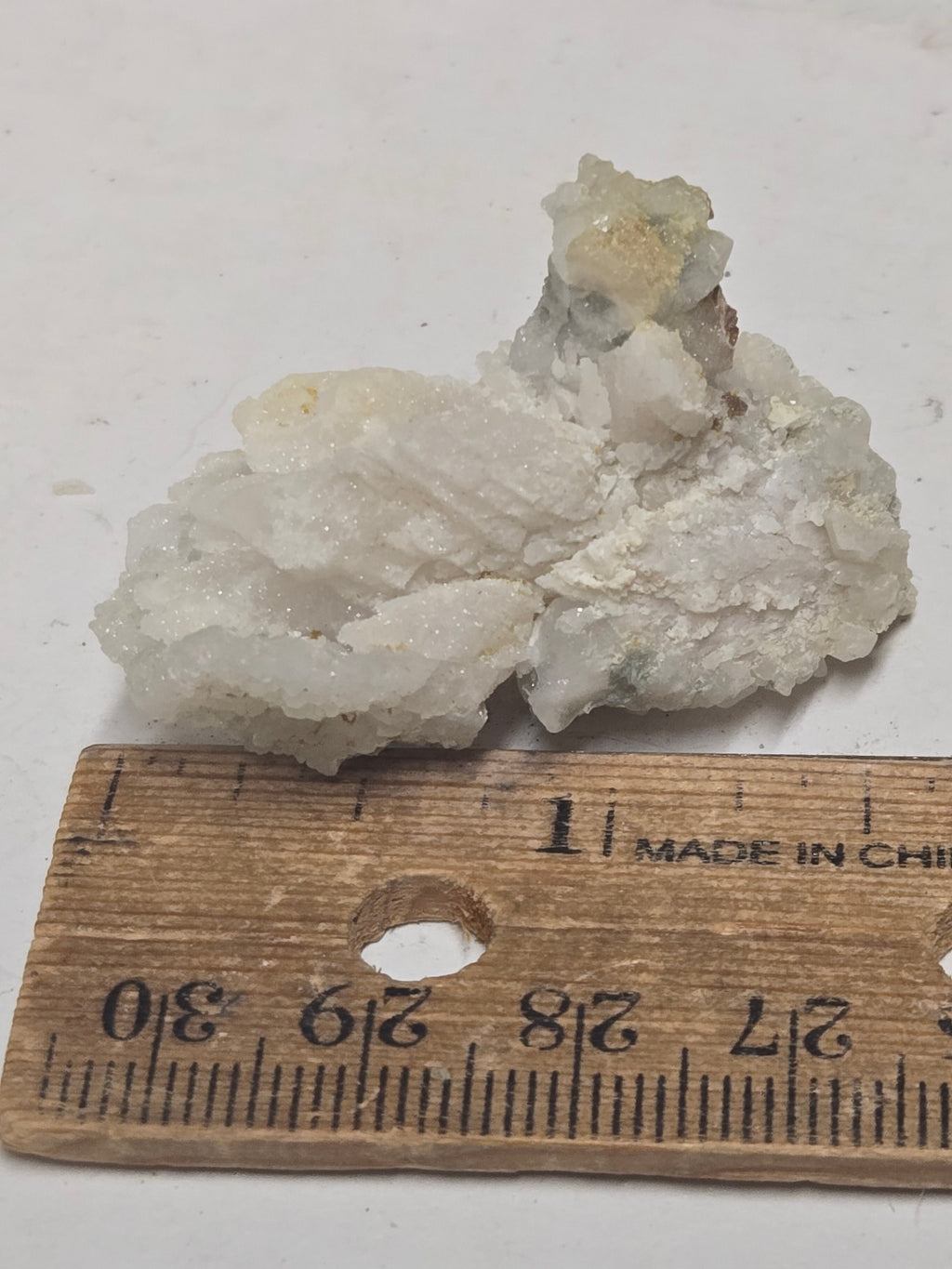 Calcite on Quartz specimen