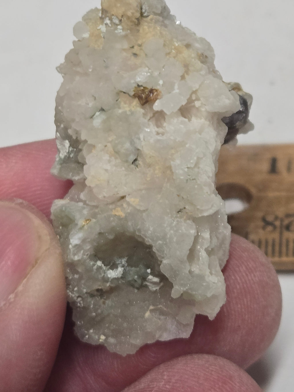 Calcite on Quartz specimen