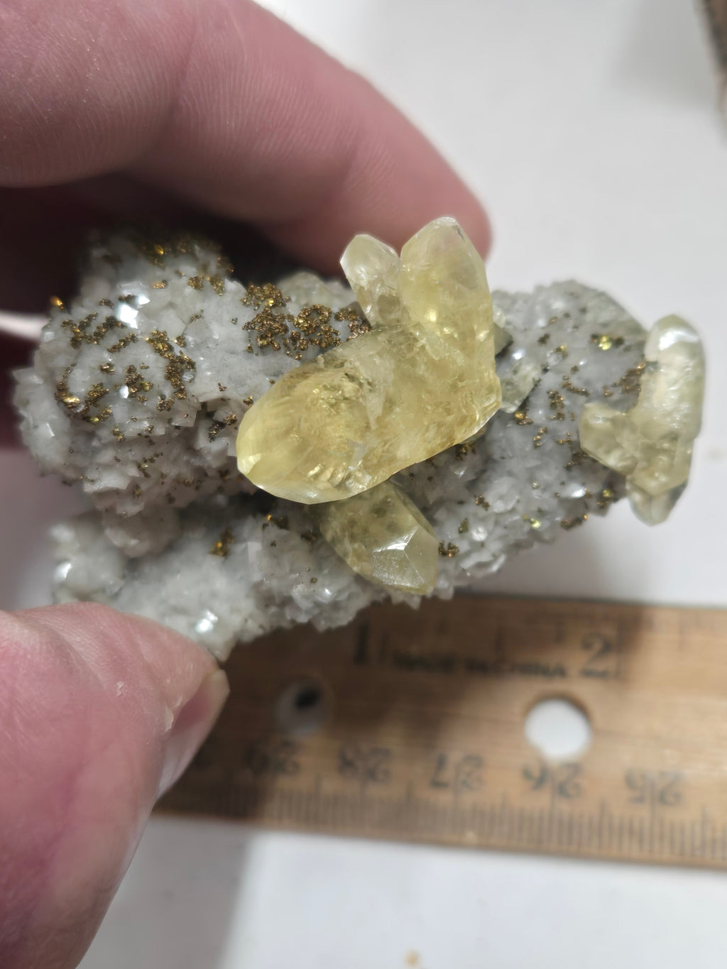 Calcite with marcasite