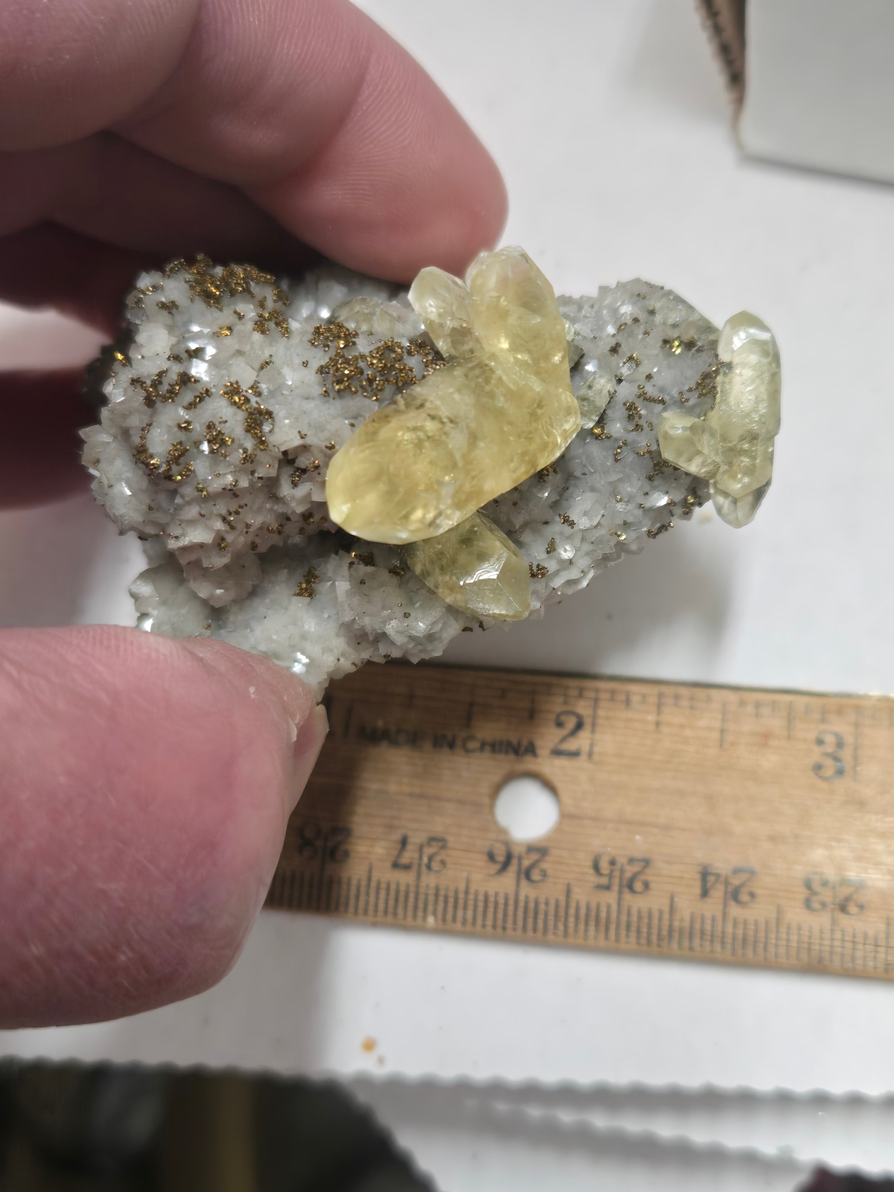 Calcite with marcasite