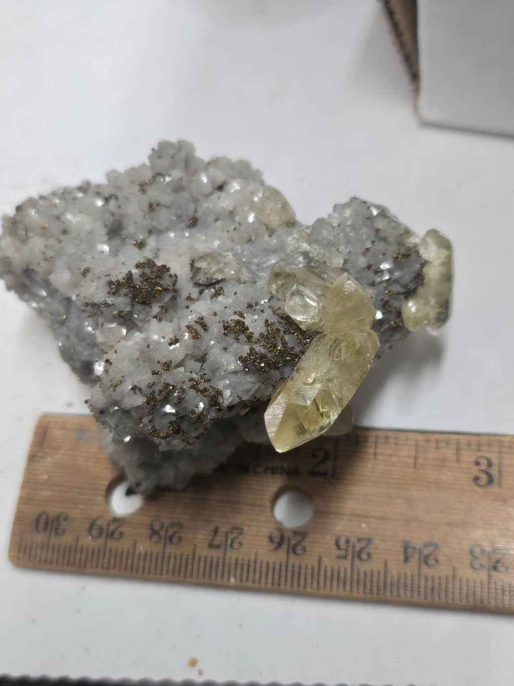 Calcite with marcasite