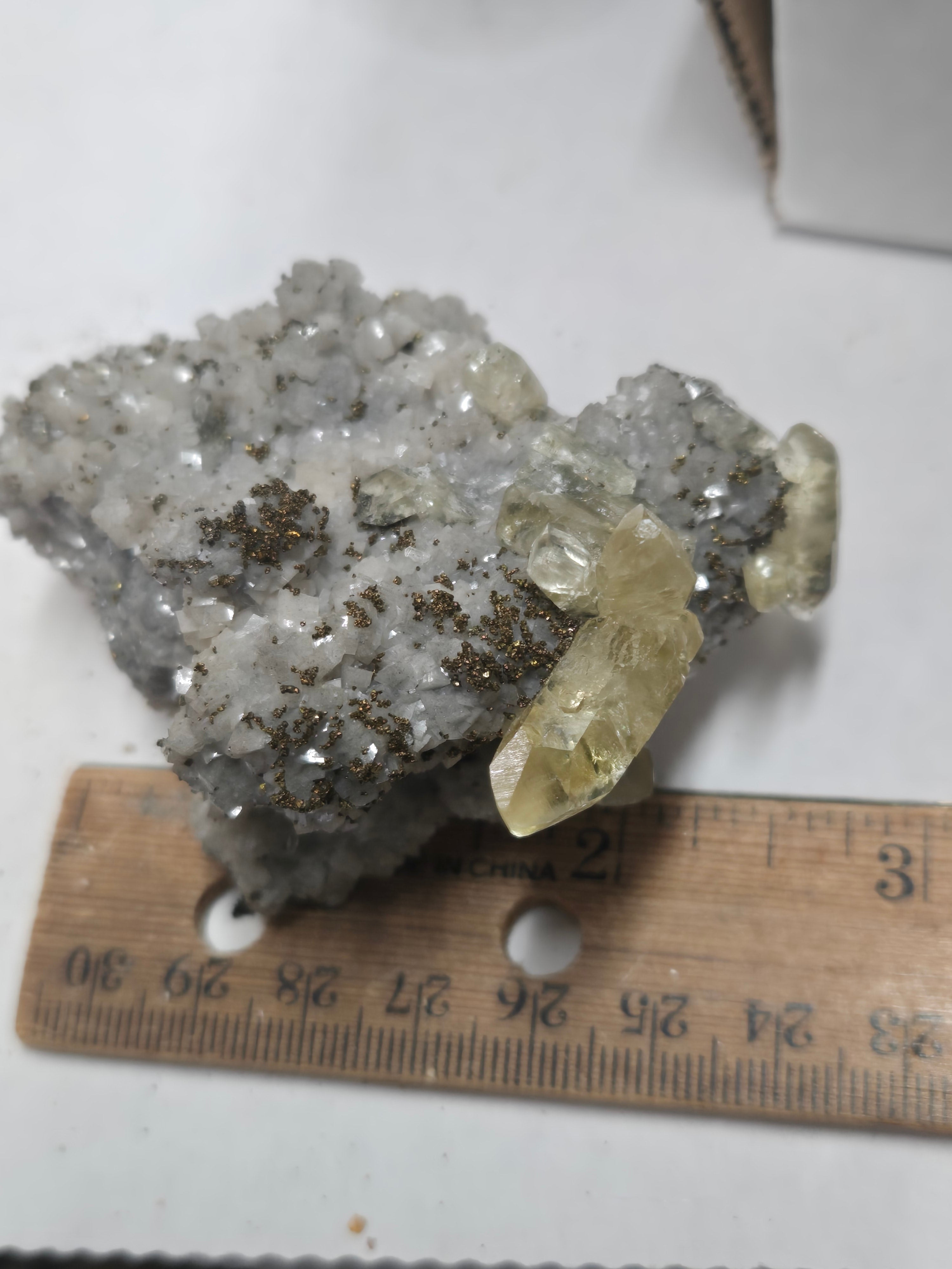 Calcite with marcasite