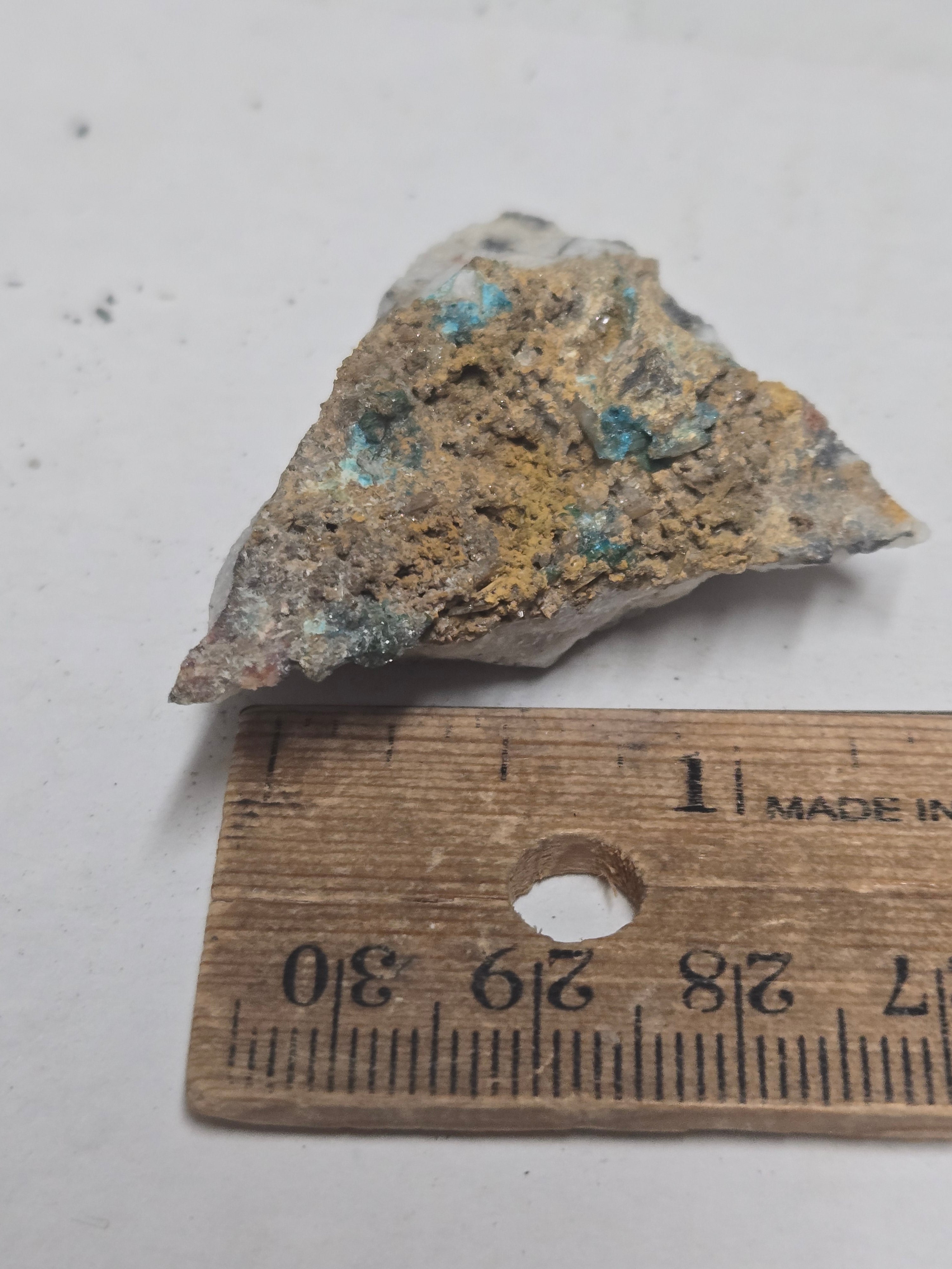Caledonite specimen