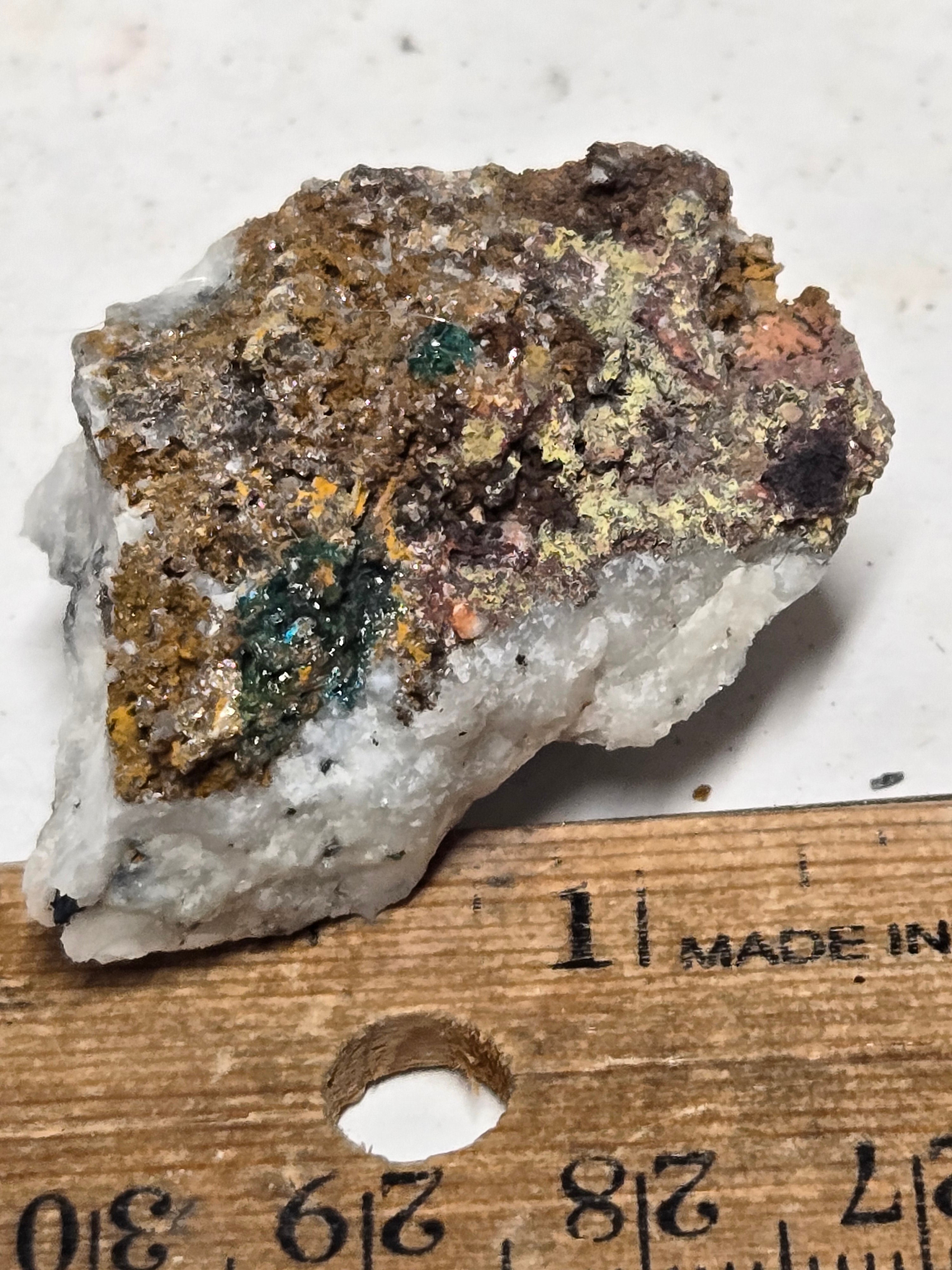 Caledonite specimen