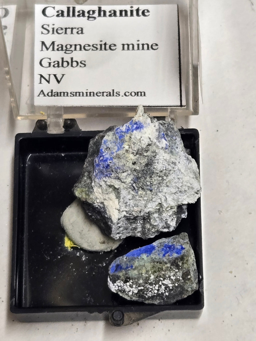 Callaghanite with hydromagnesite