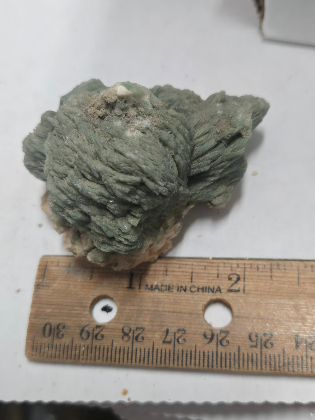 Celadonite included stilbite