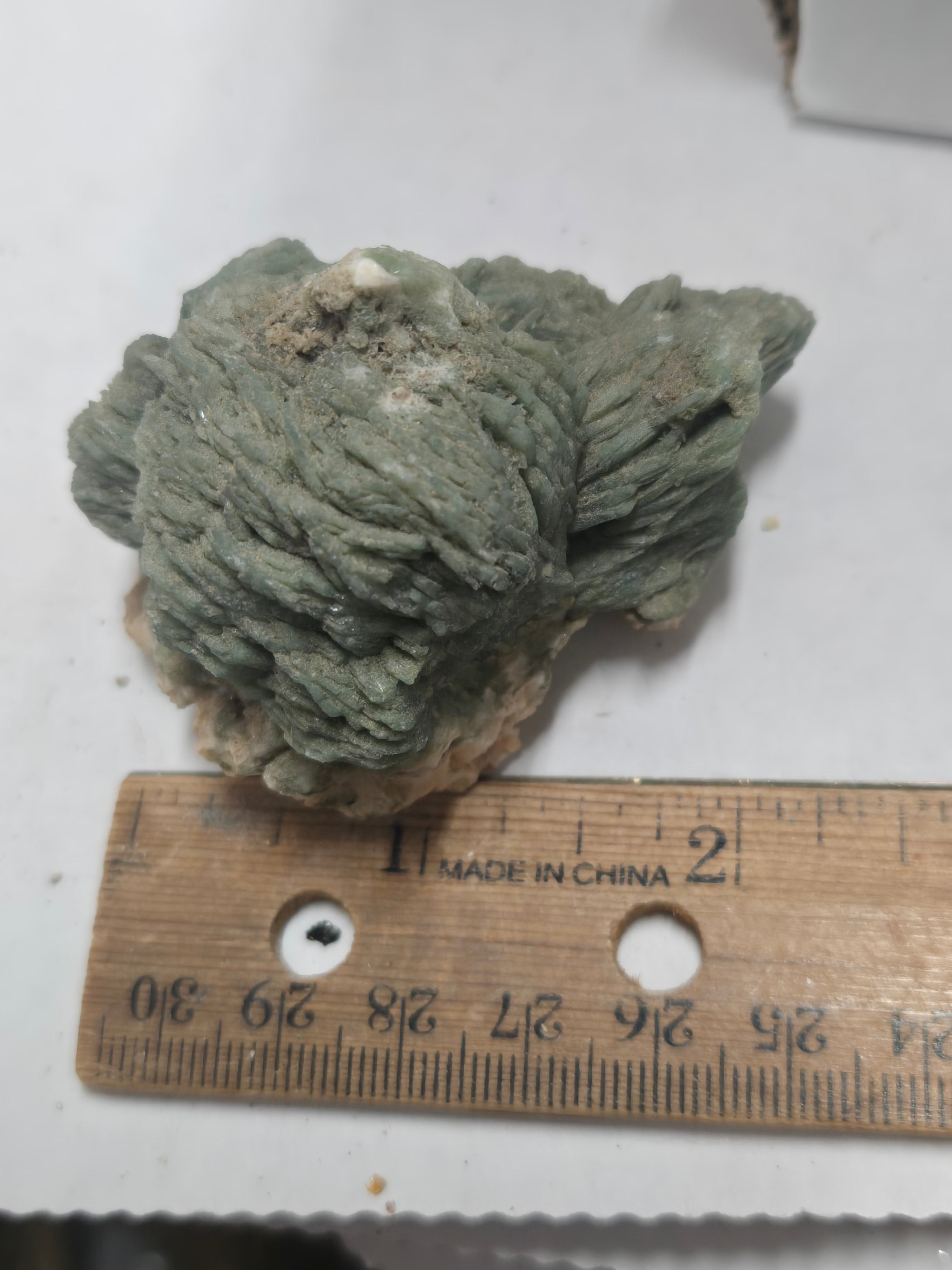 Celadonite included stilbite