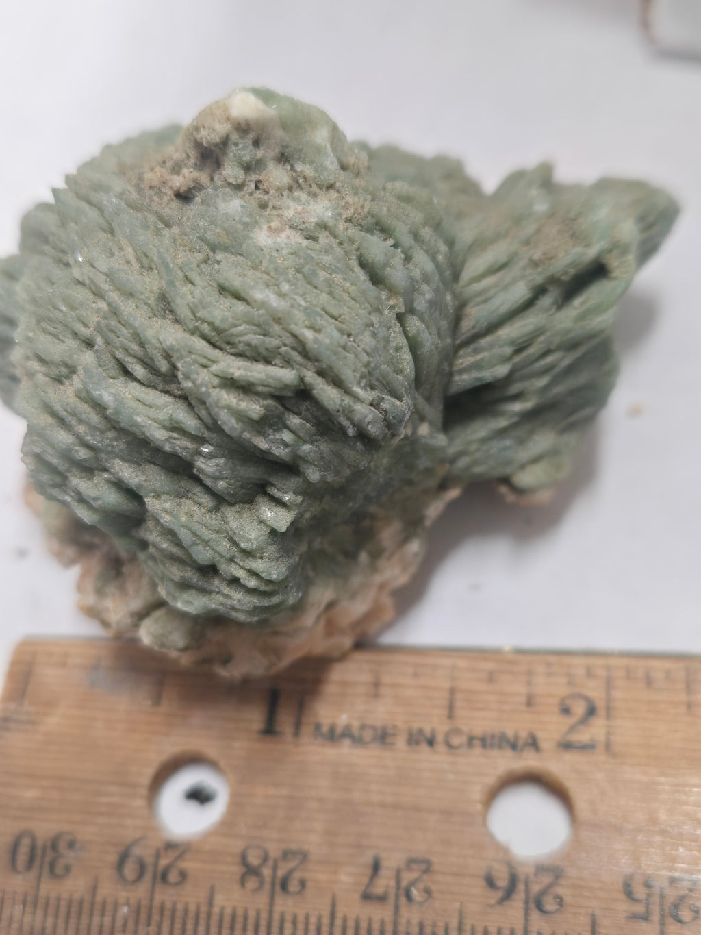 Celadonite included stilbite