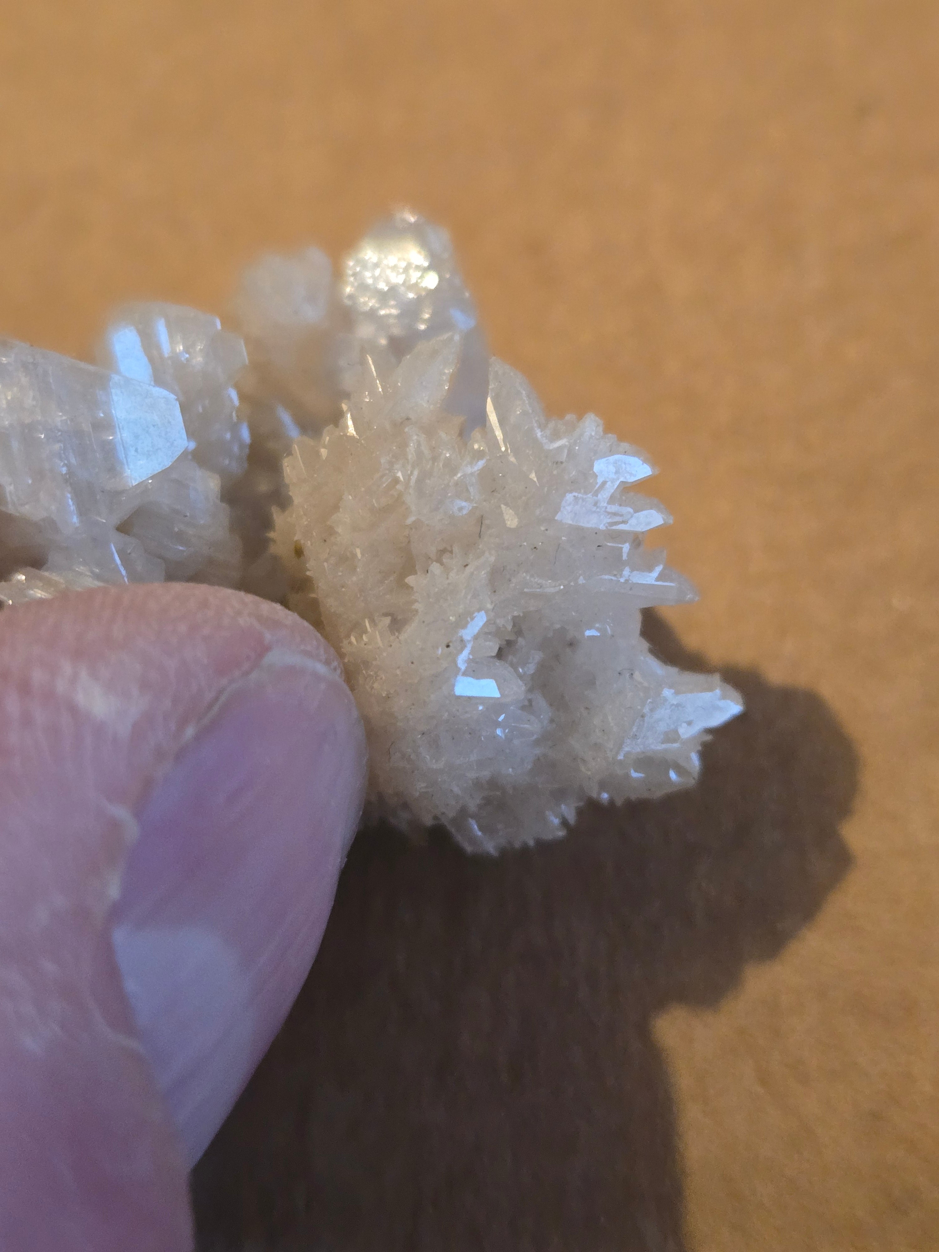 Cerussite snowflake