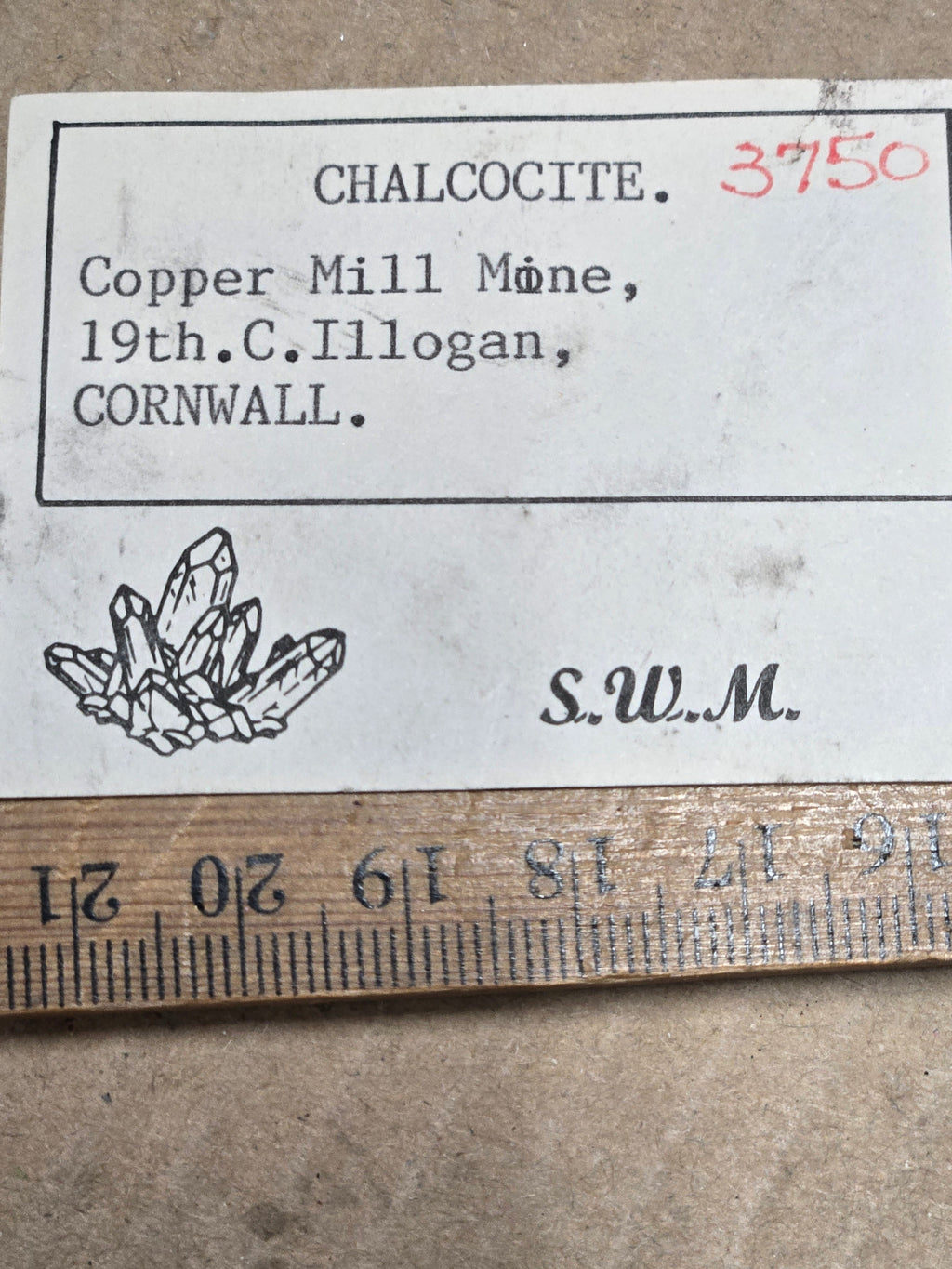 Chalcocite specimen