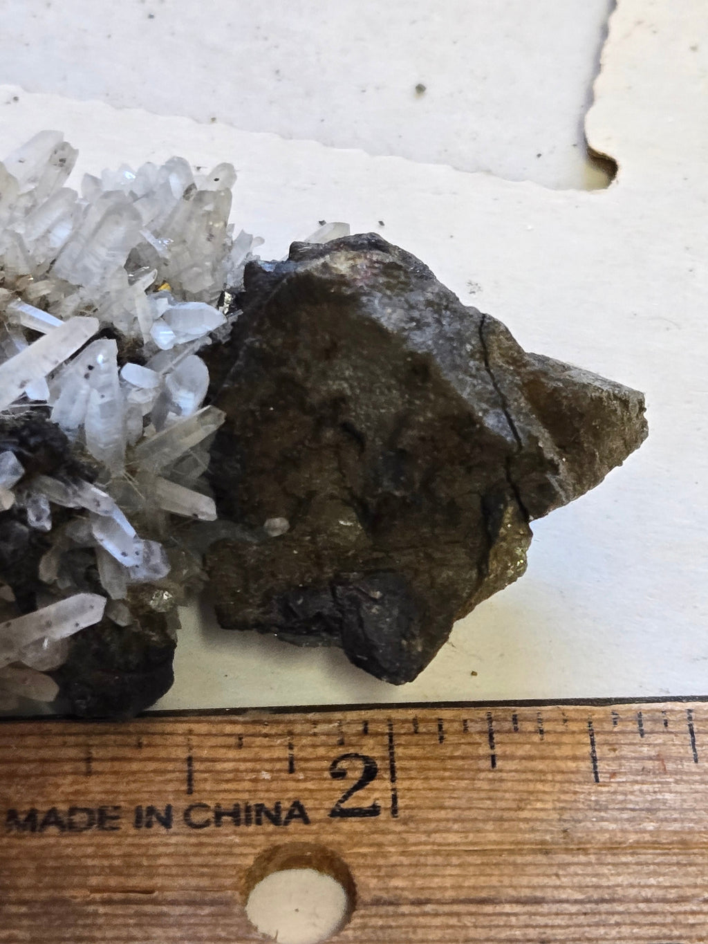 Chalcopyrite quartz