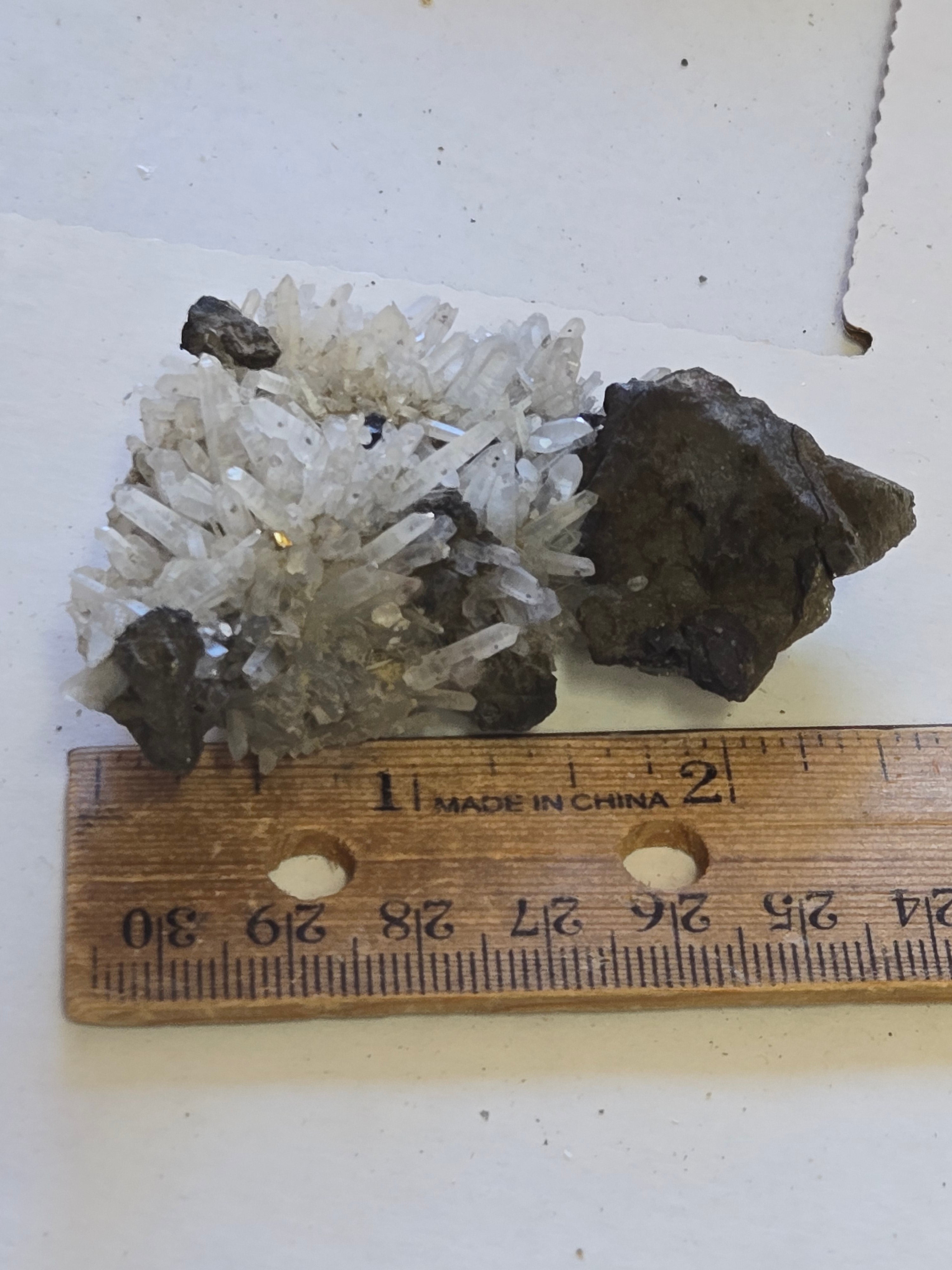Chalcopyrite quartz