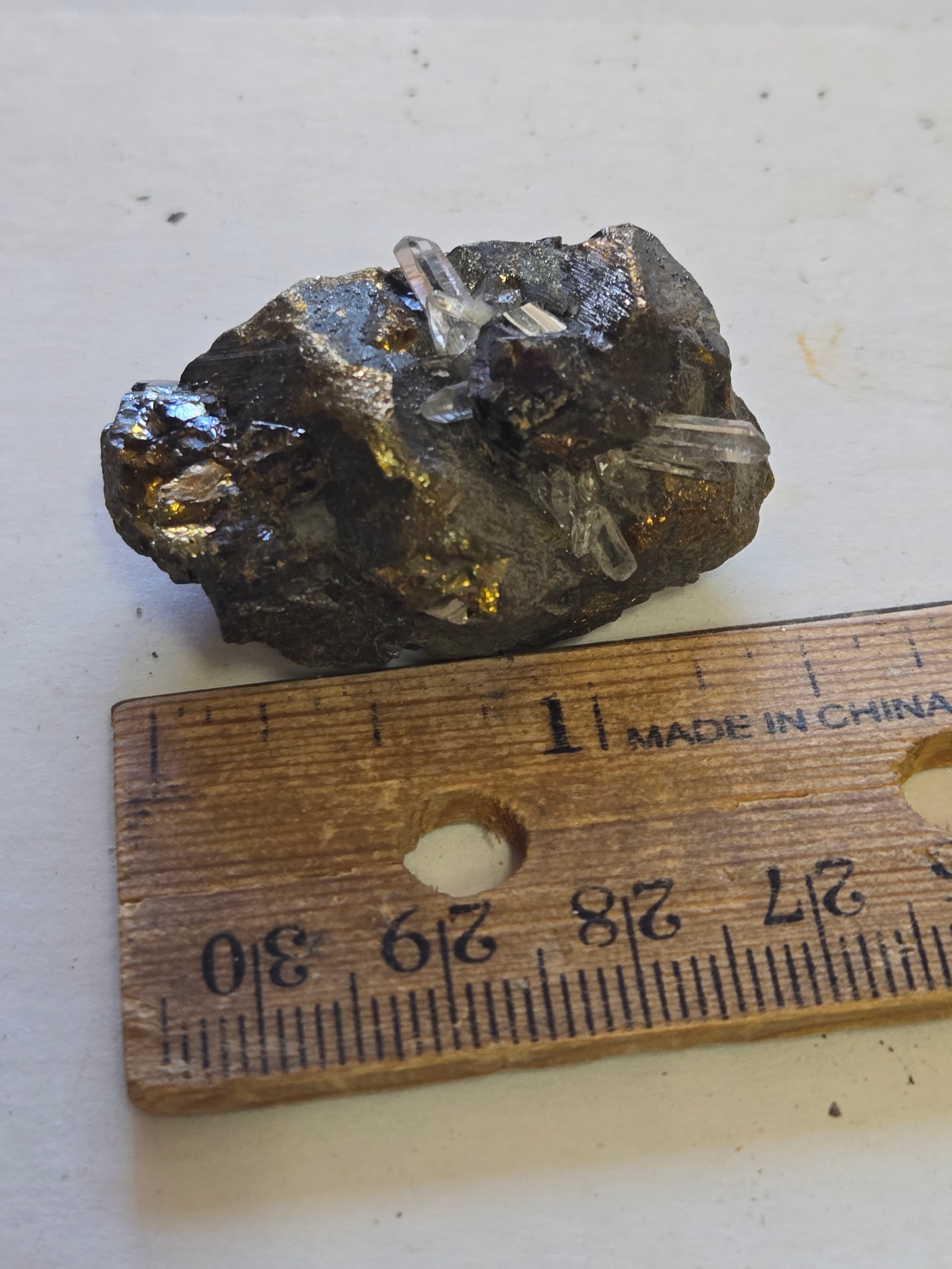 Chalcopyrite w Quartz