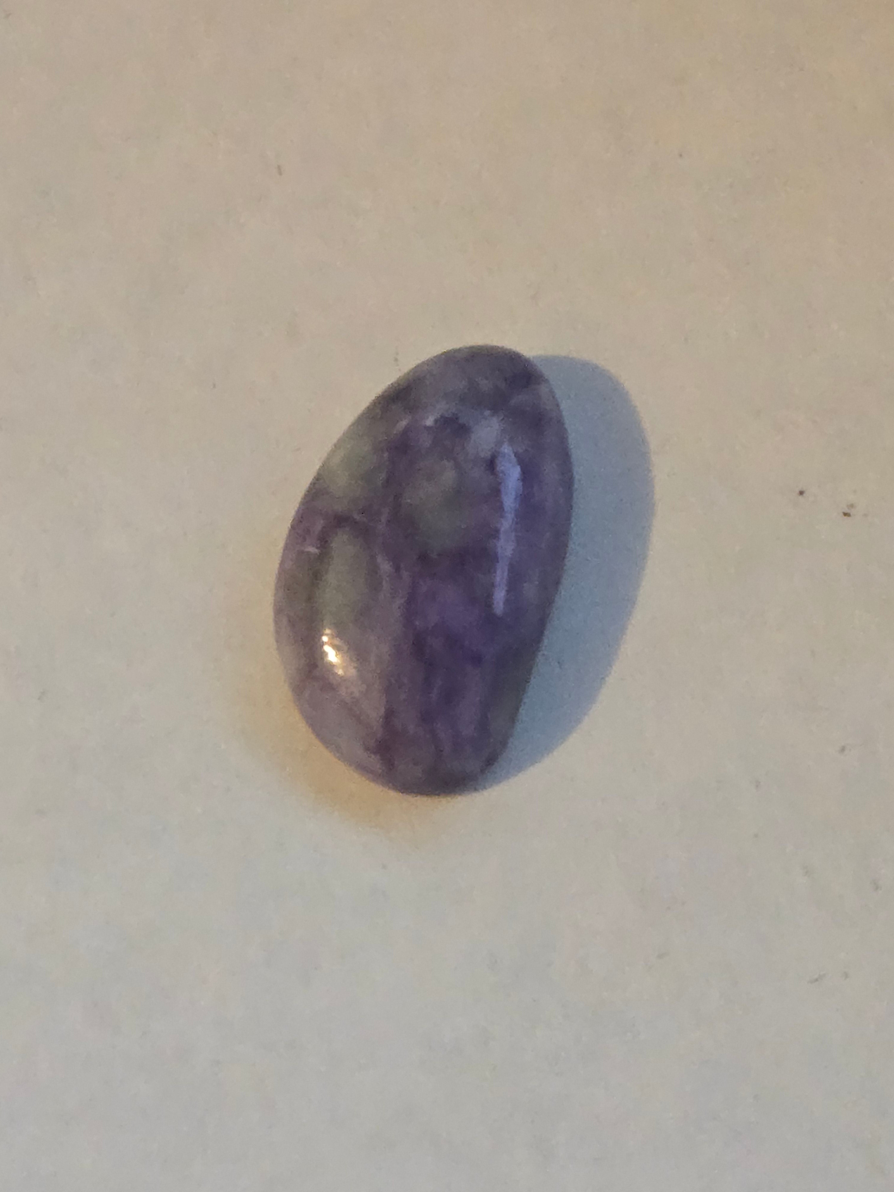 Charoite polished cab