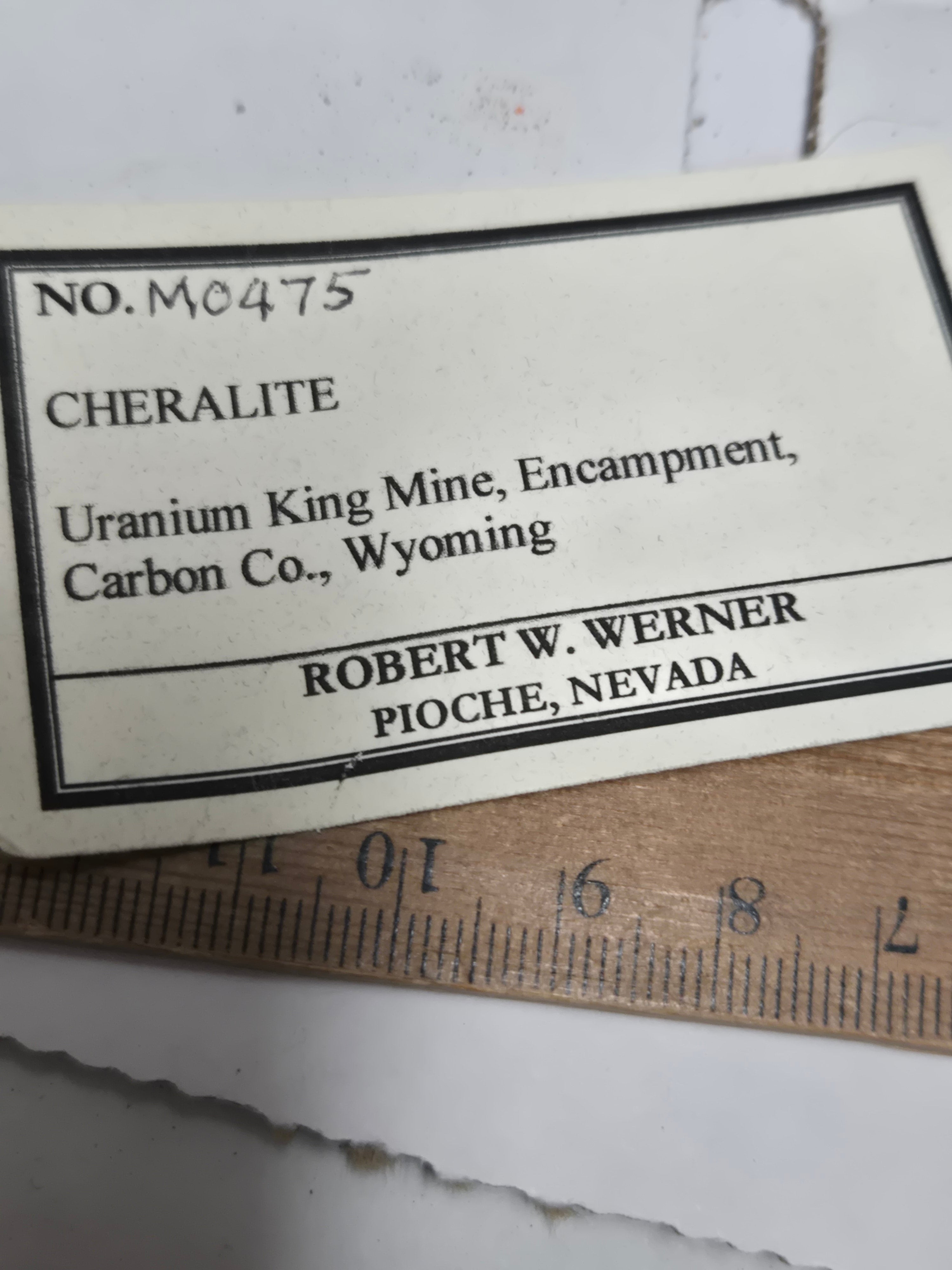 Cheralite specimen