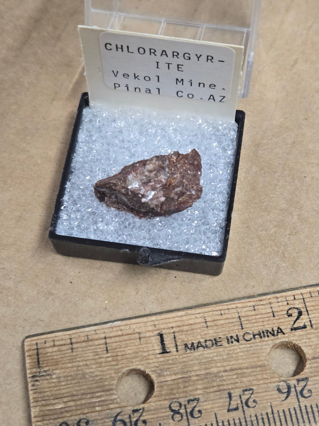 Chlorargyrite specimen