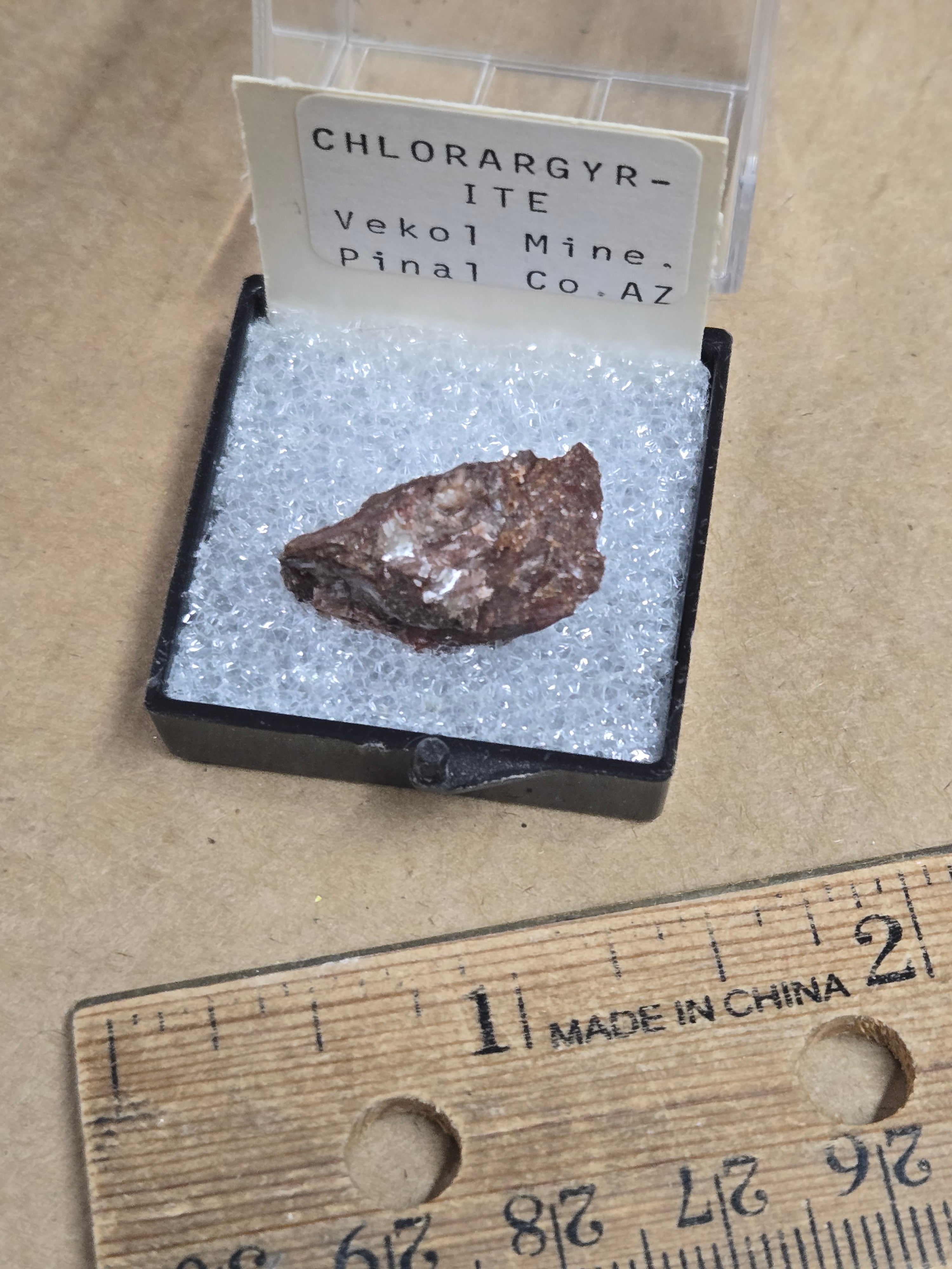 Chlorargyrite specimen