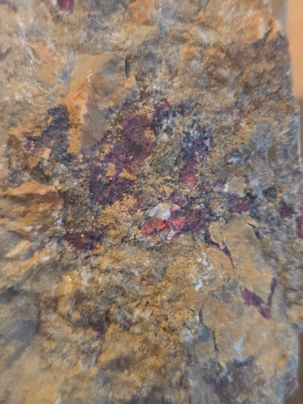 Cinnabar on dolomite