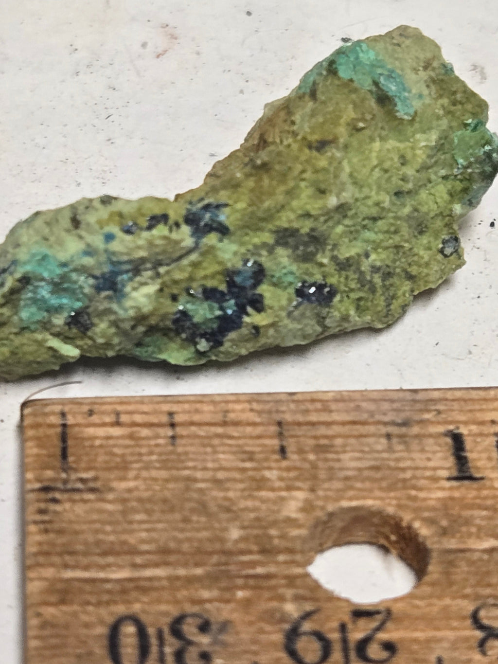 Clinoclase and cornubite