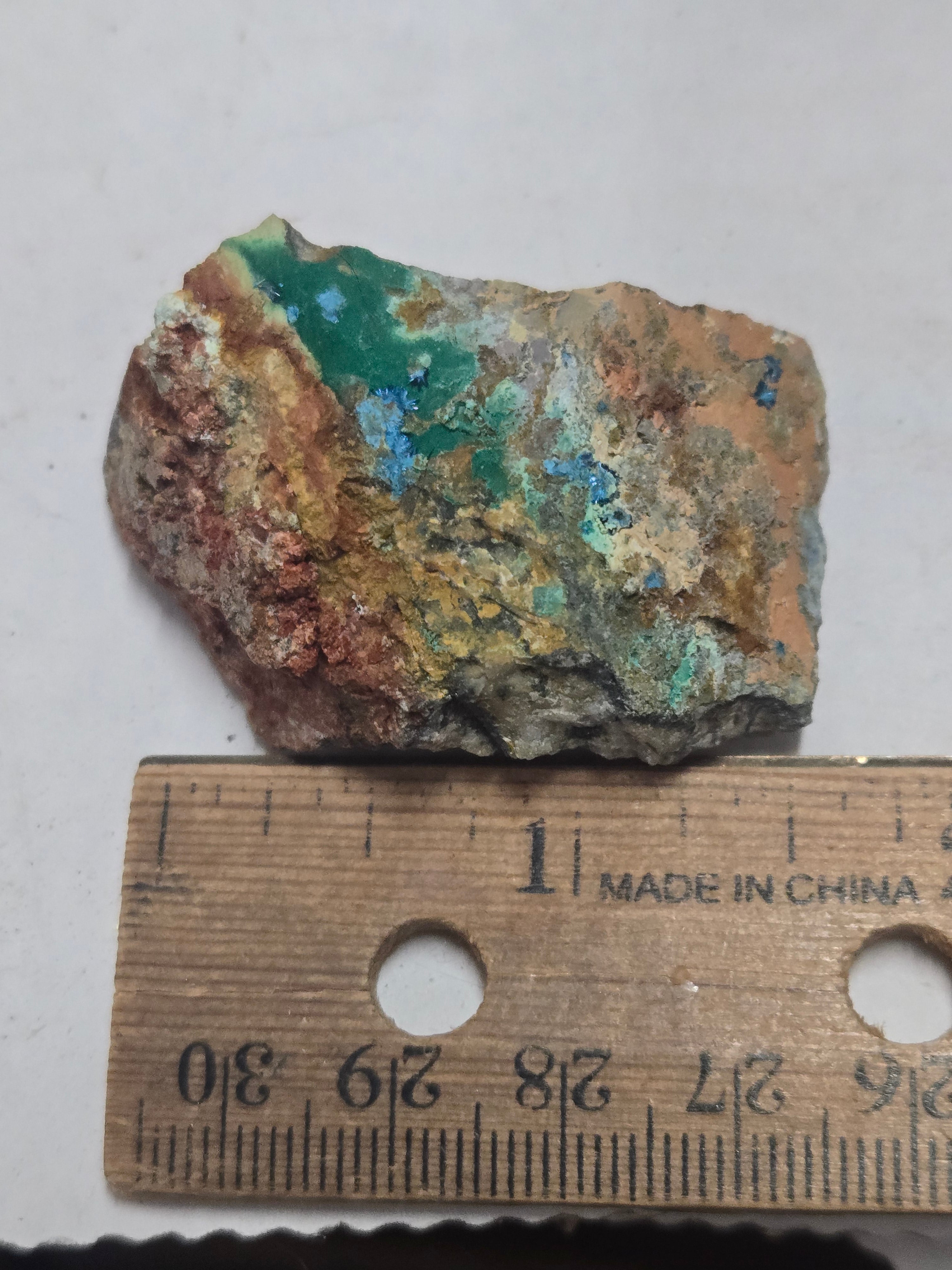 Clinoclase and cornubite