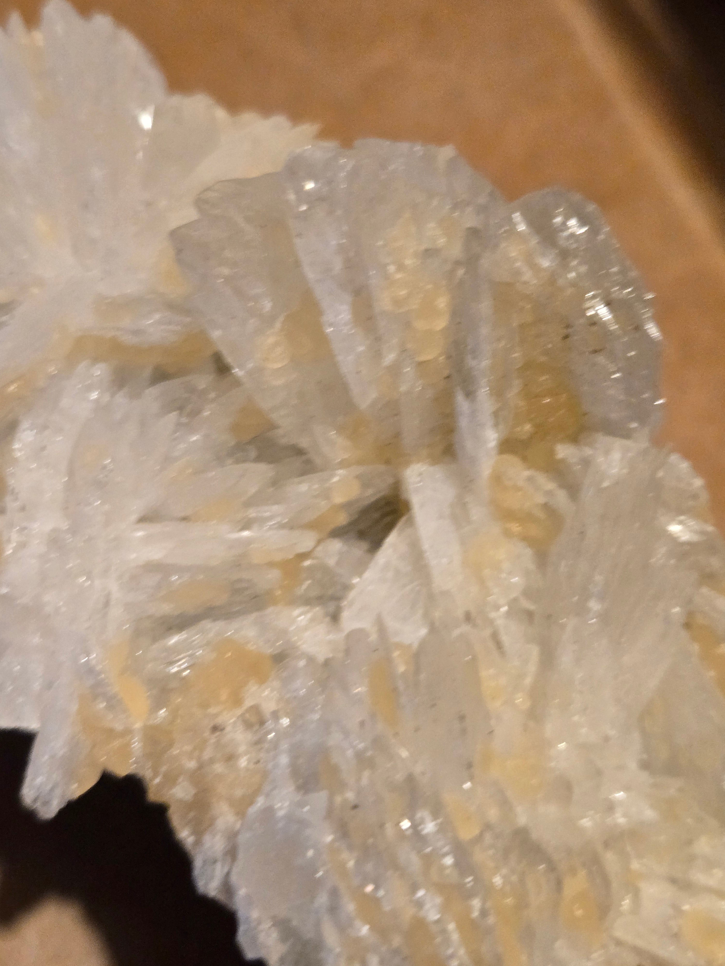 Colemanite cluster with calcite