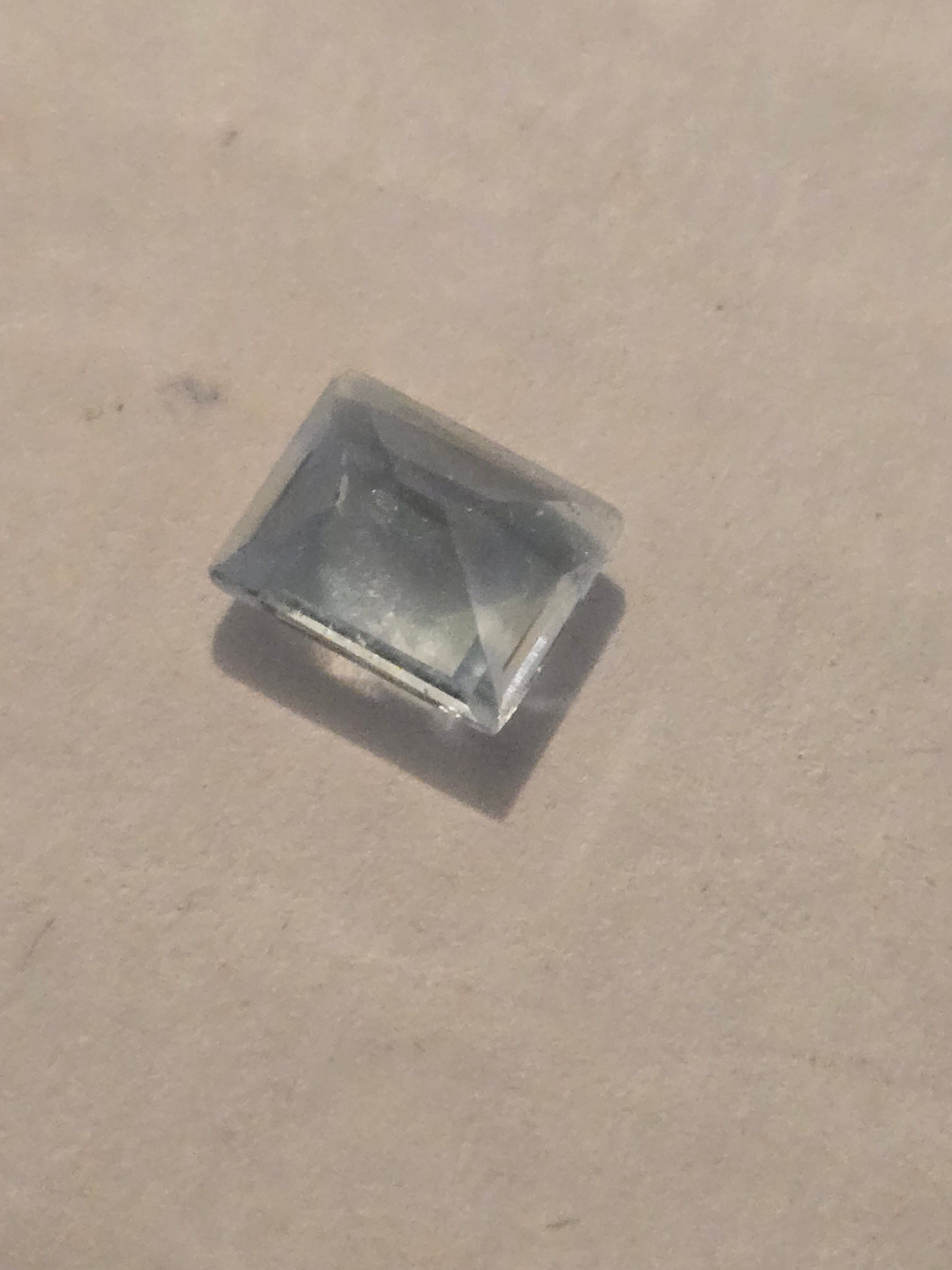 Colorado blue topaz facet