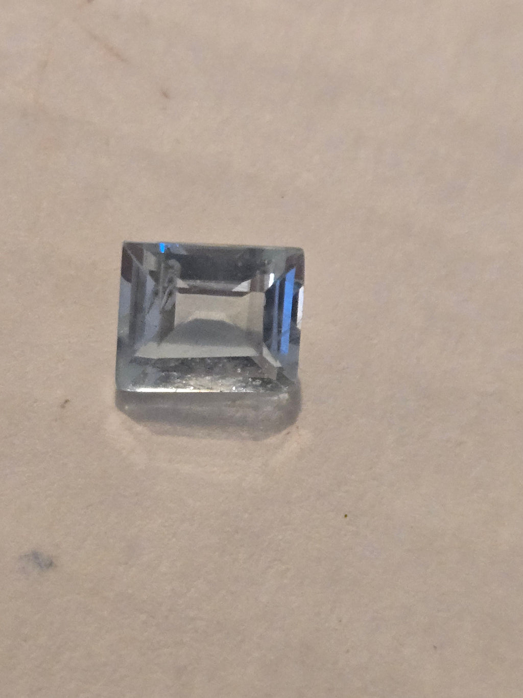 Colorado blue topaz facet
