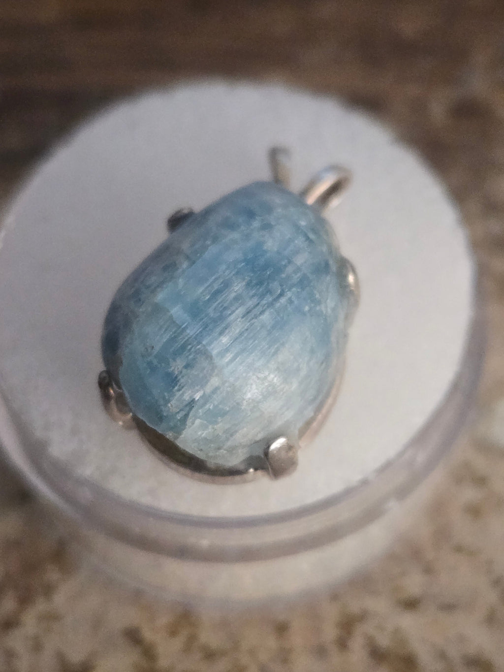 Colorado Cat’s Eye Aquamarine pendant