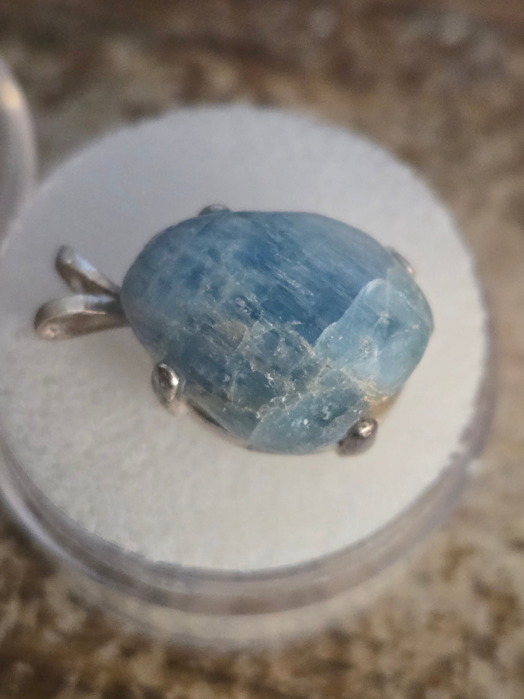 Colorado Cat’s Eye Aquamarine pendant