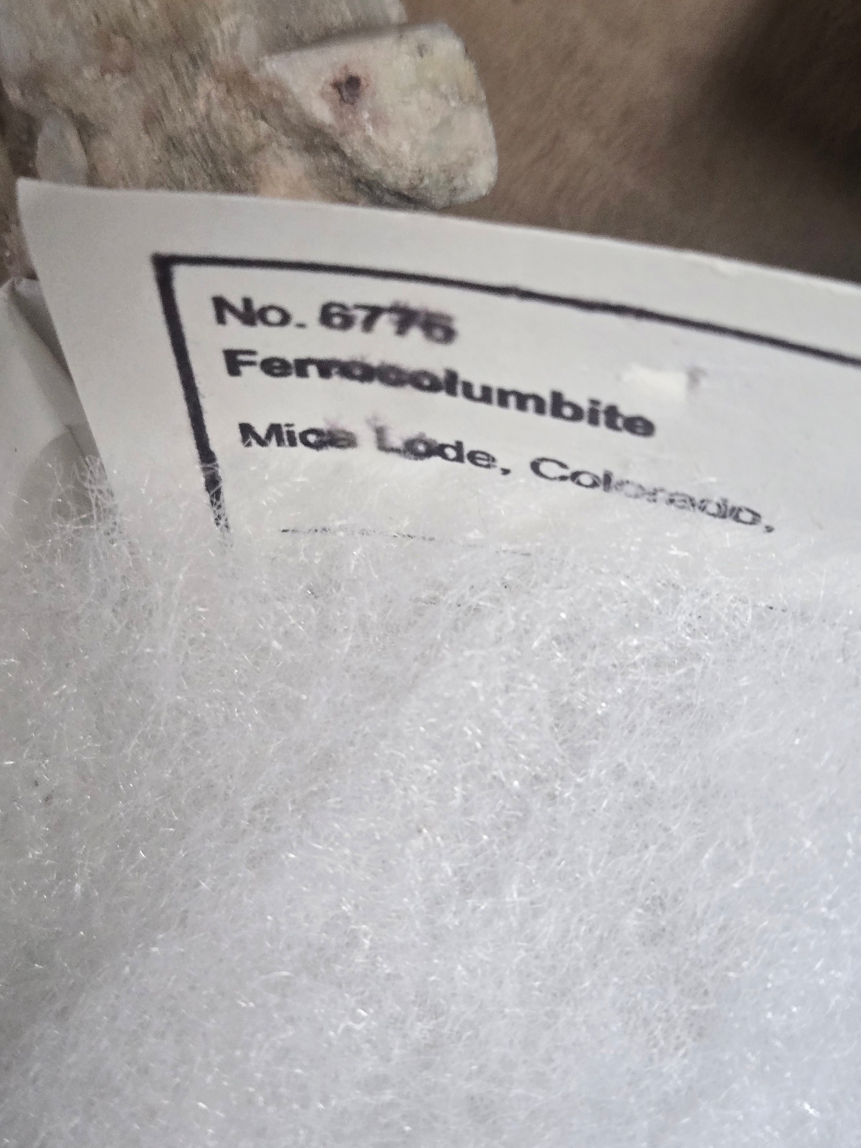 Columbite Fe