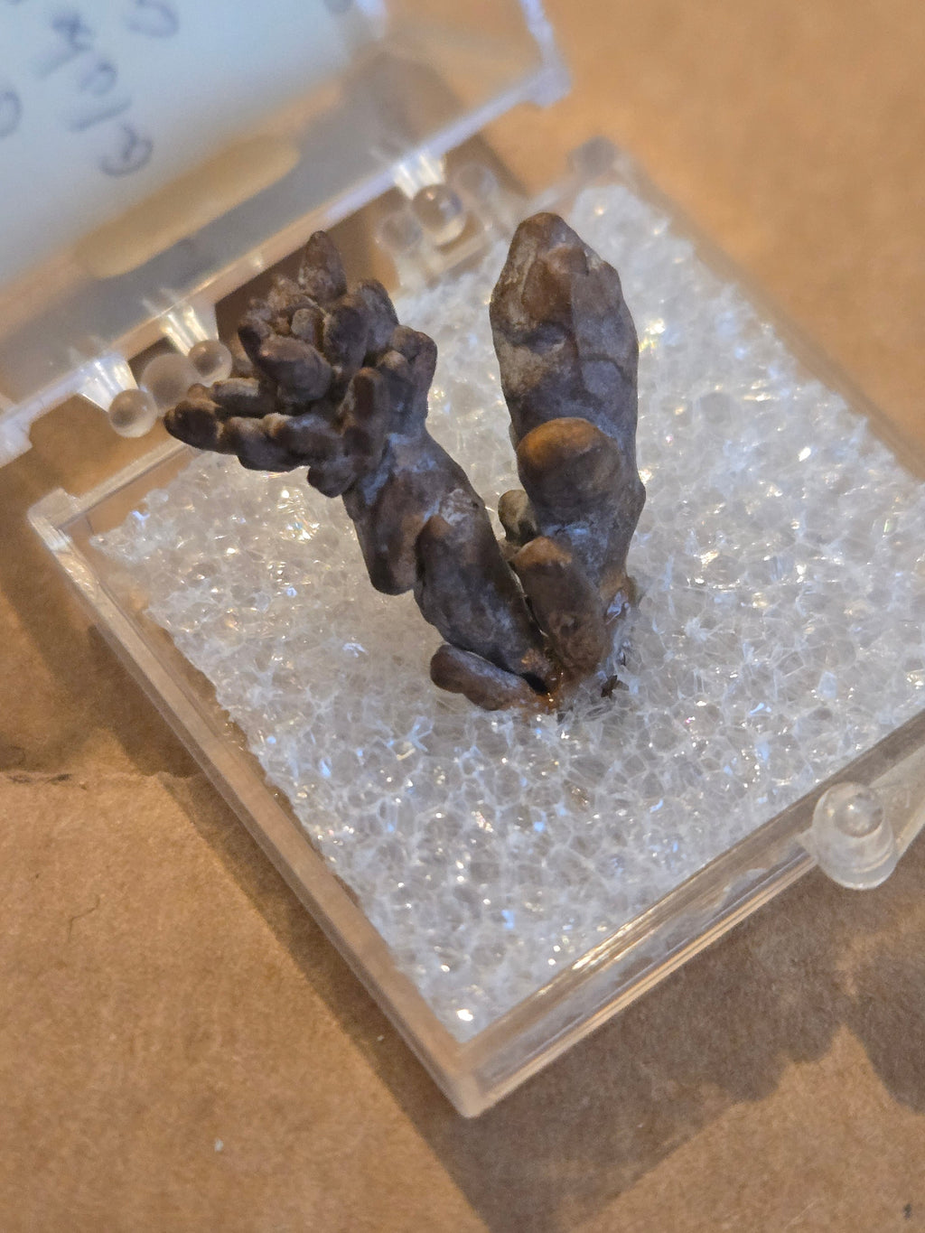 Copper crystals