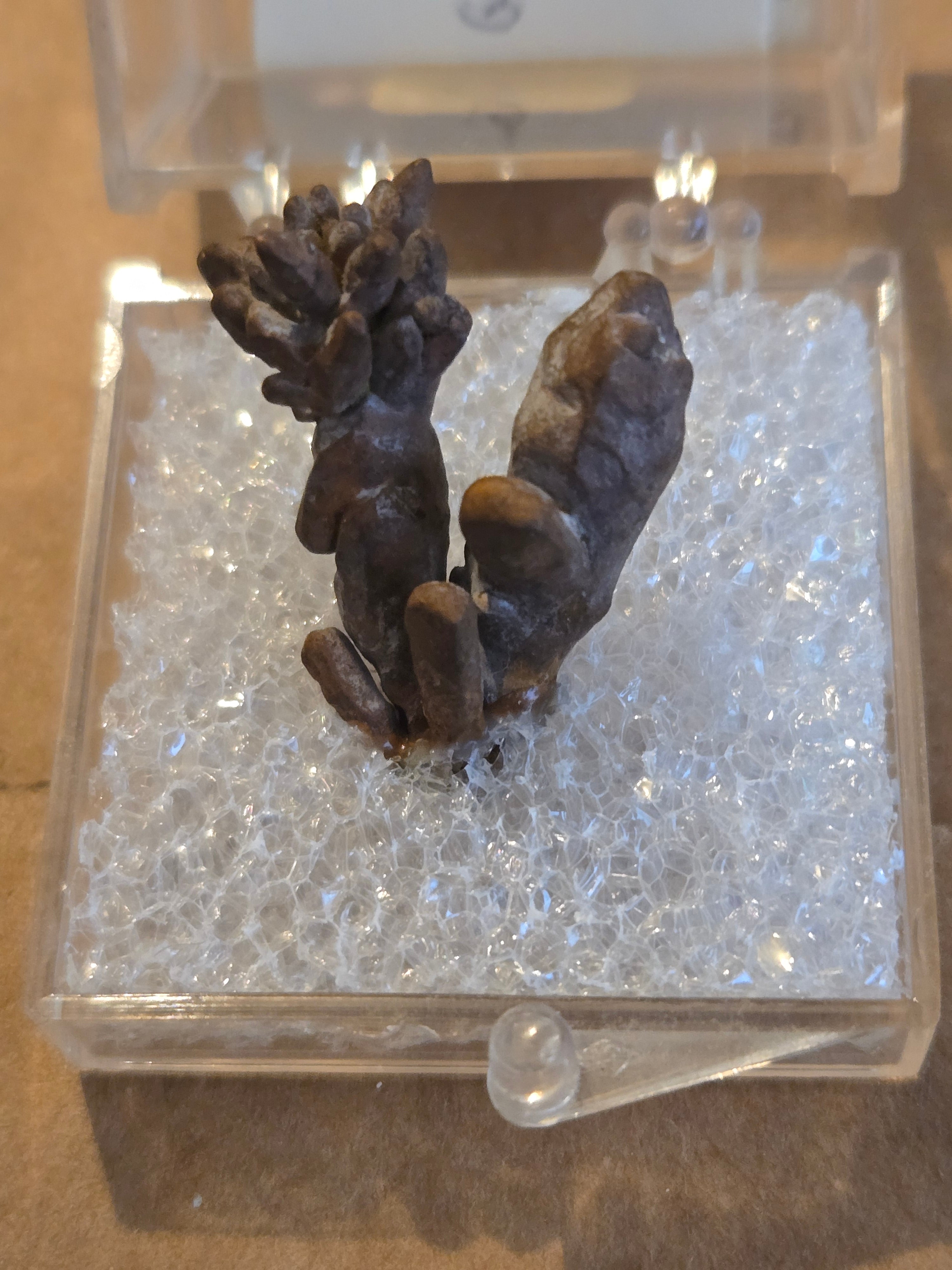 Copper crystals