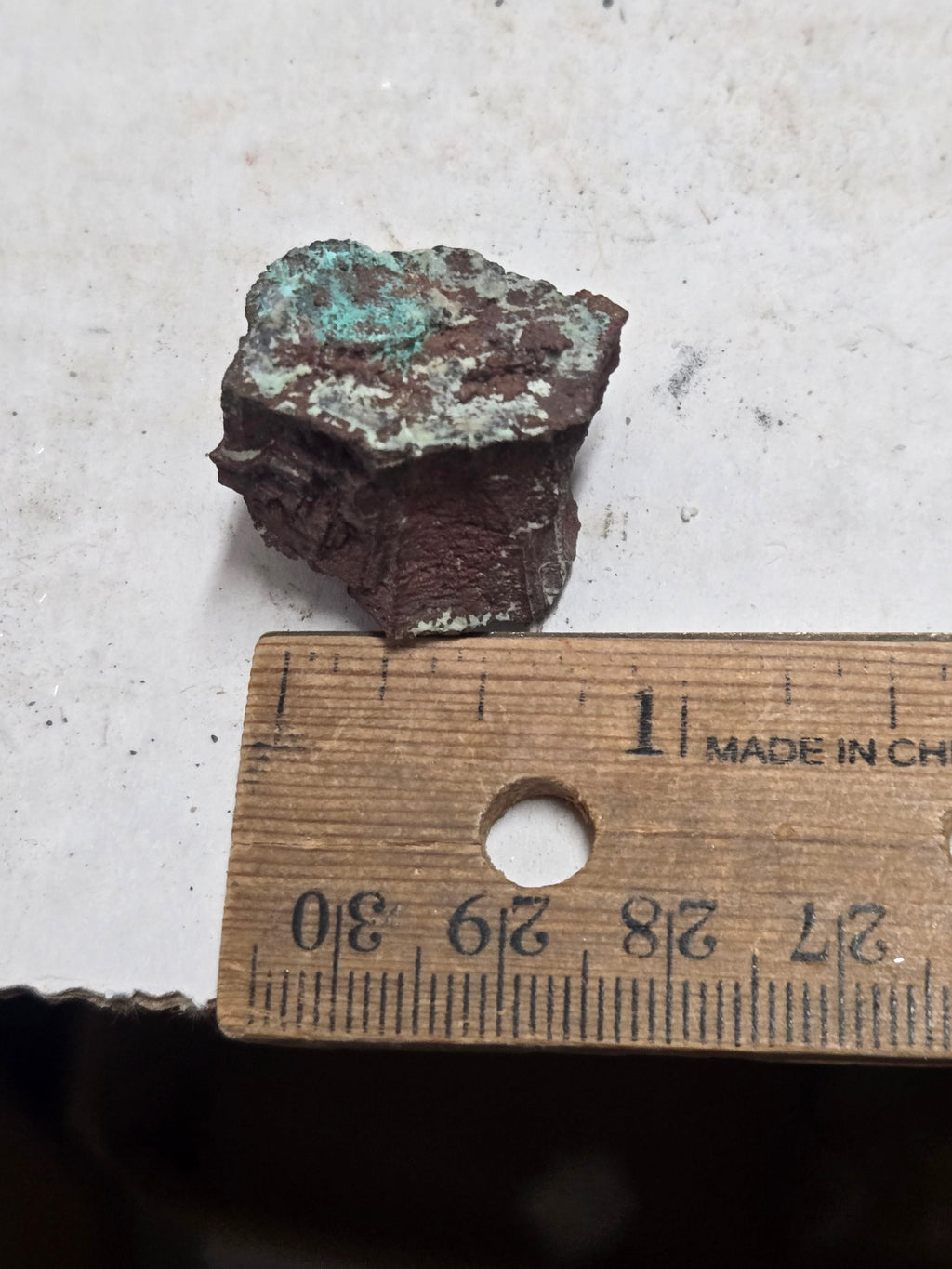 Copper pseudo aragonite