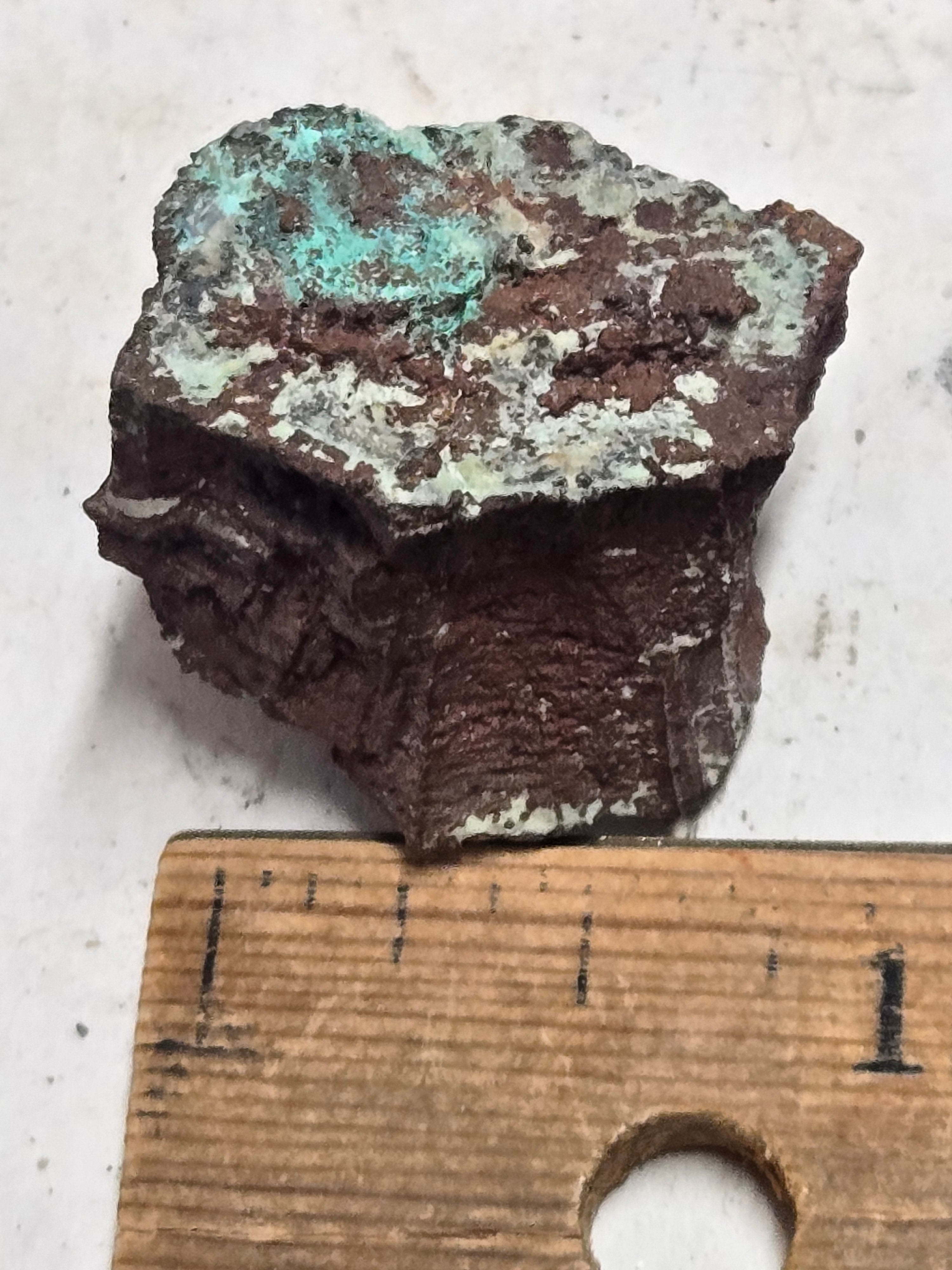 Copper pseudo aragonite