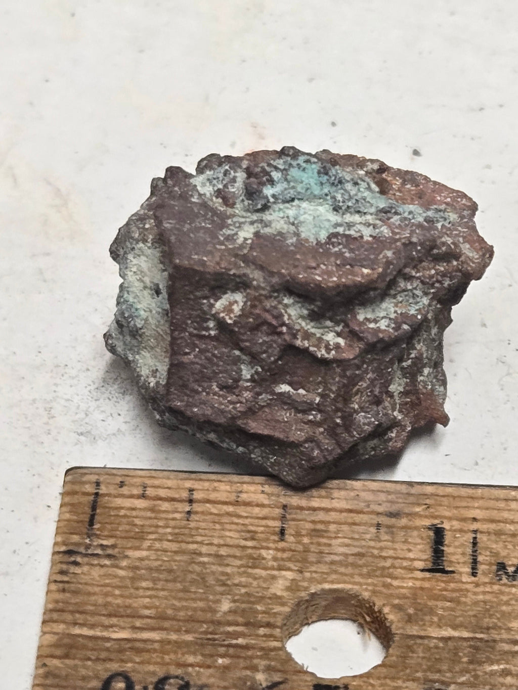 Copper pseudo aragonite
