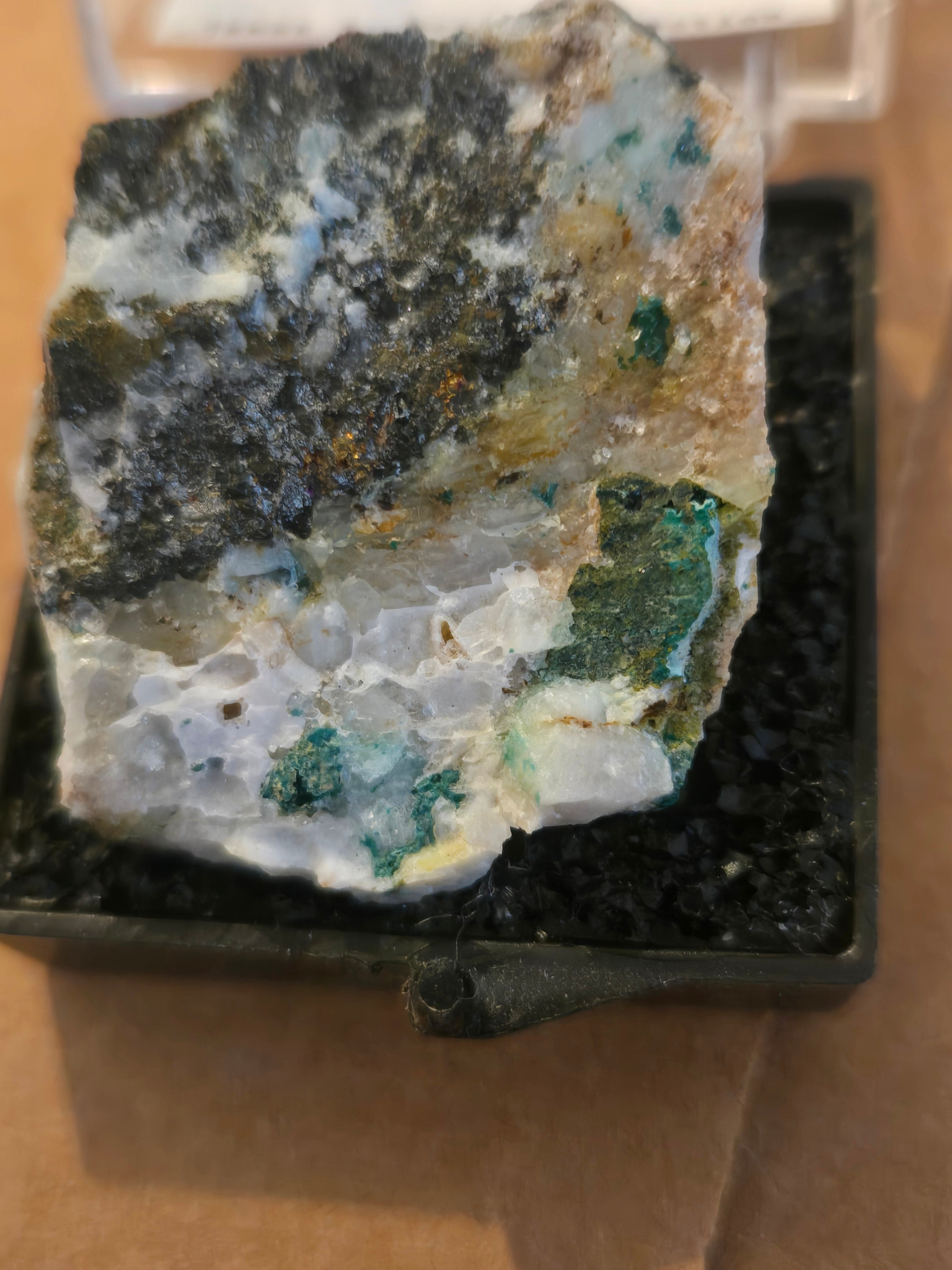 Cornwallite specimen